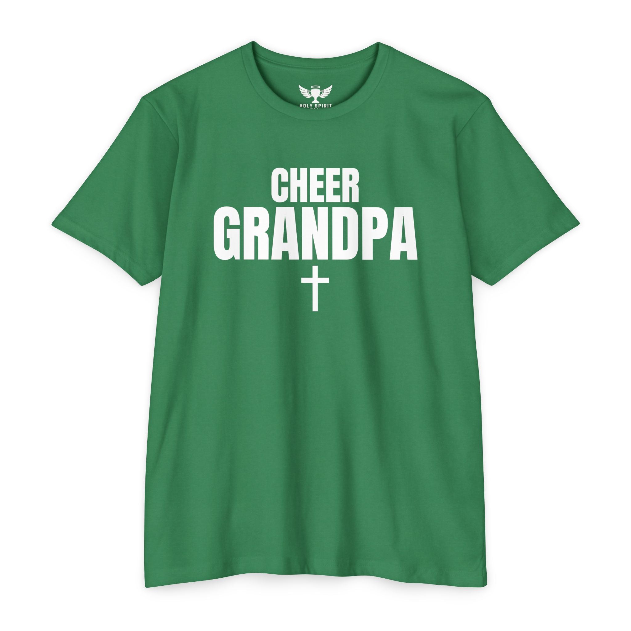 Cheer Grandpa T‑Shirt — Custom Back Name & Number