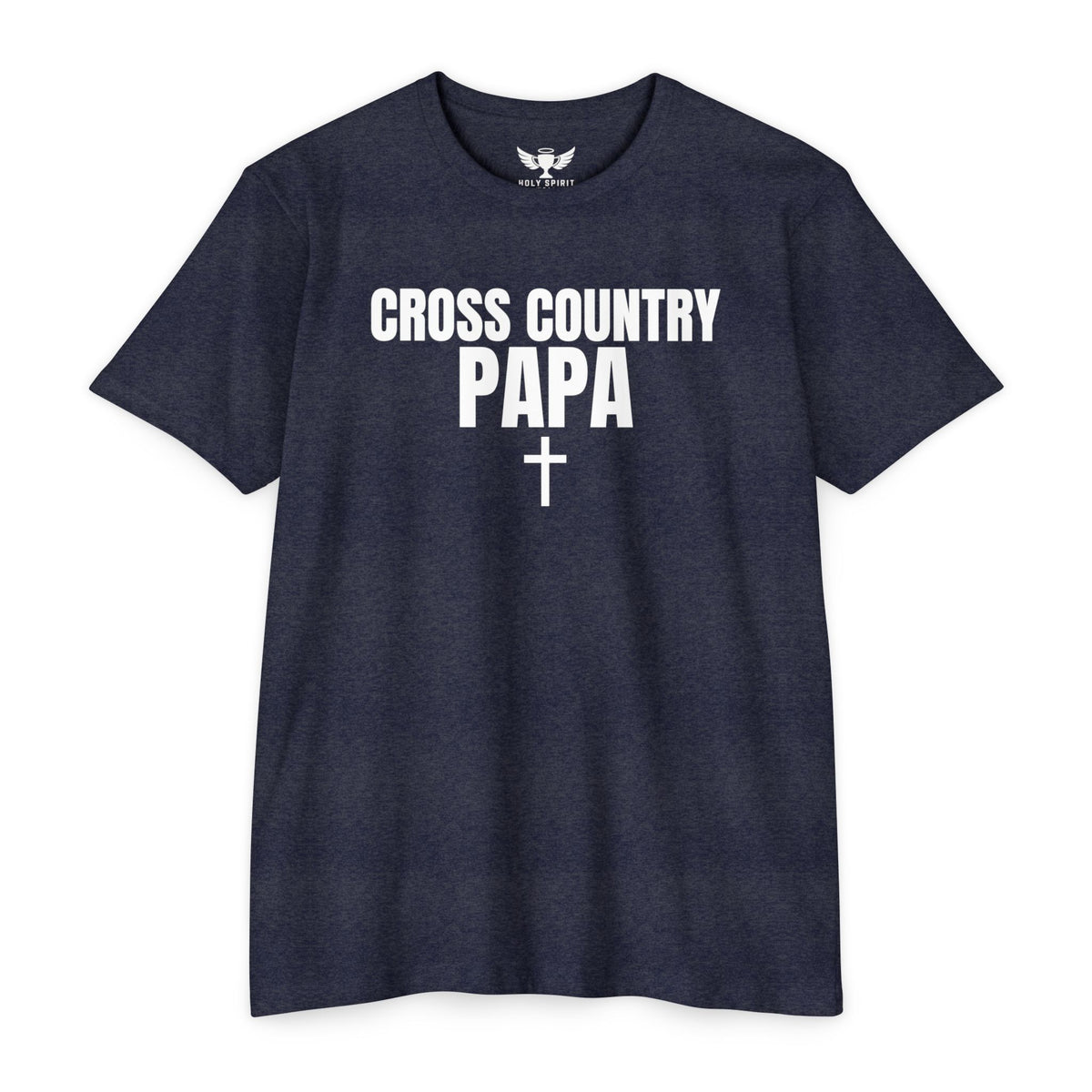 Cross Country Papa T-Shirt — Custom Back Name & Number