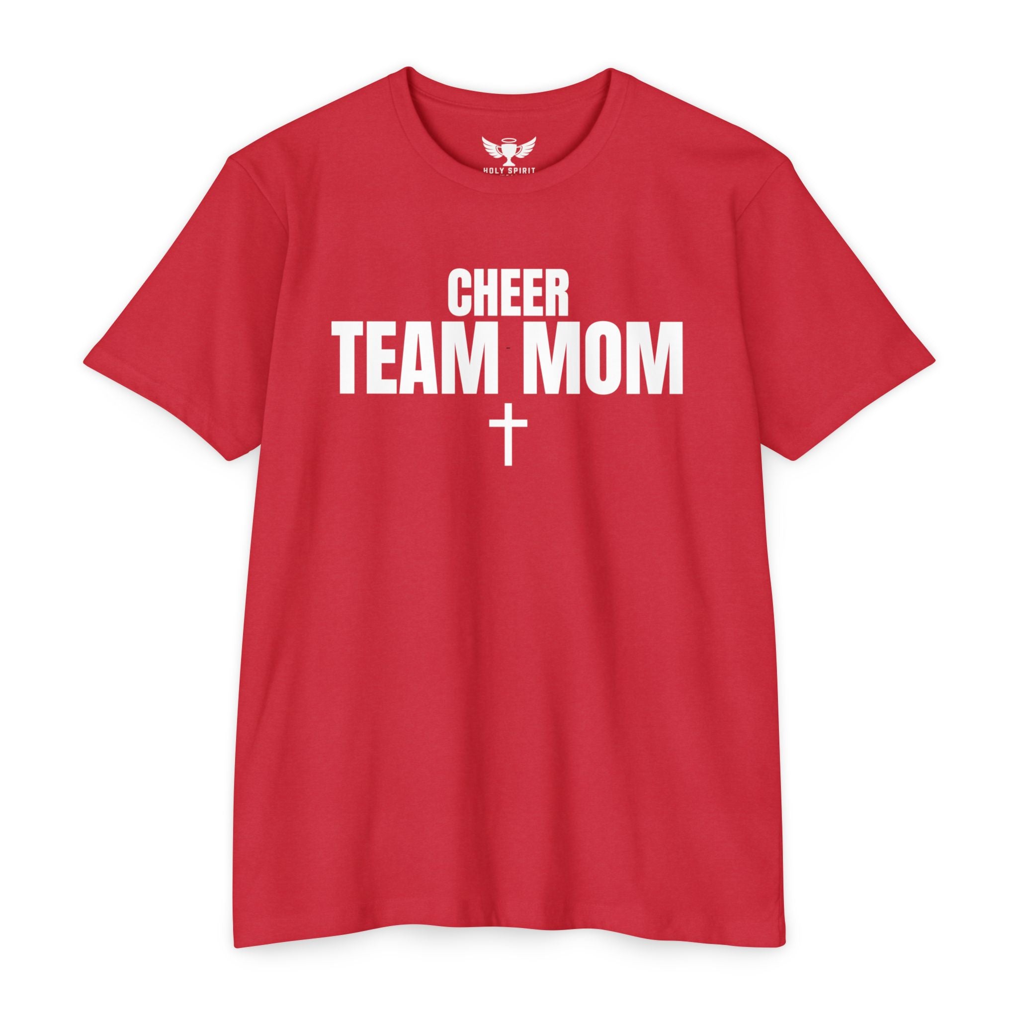 Cheer Team Mom T-Shirt — Personalized Back Number and Name