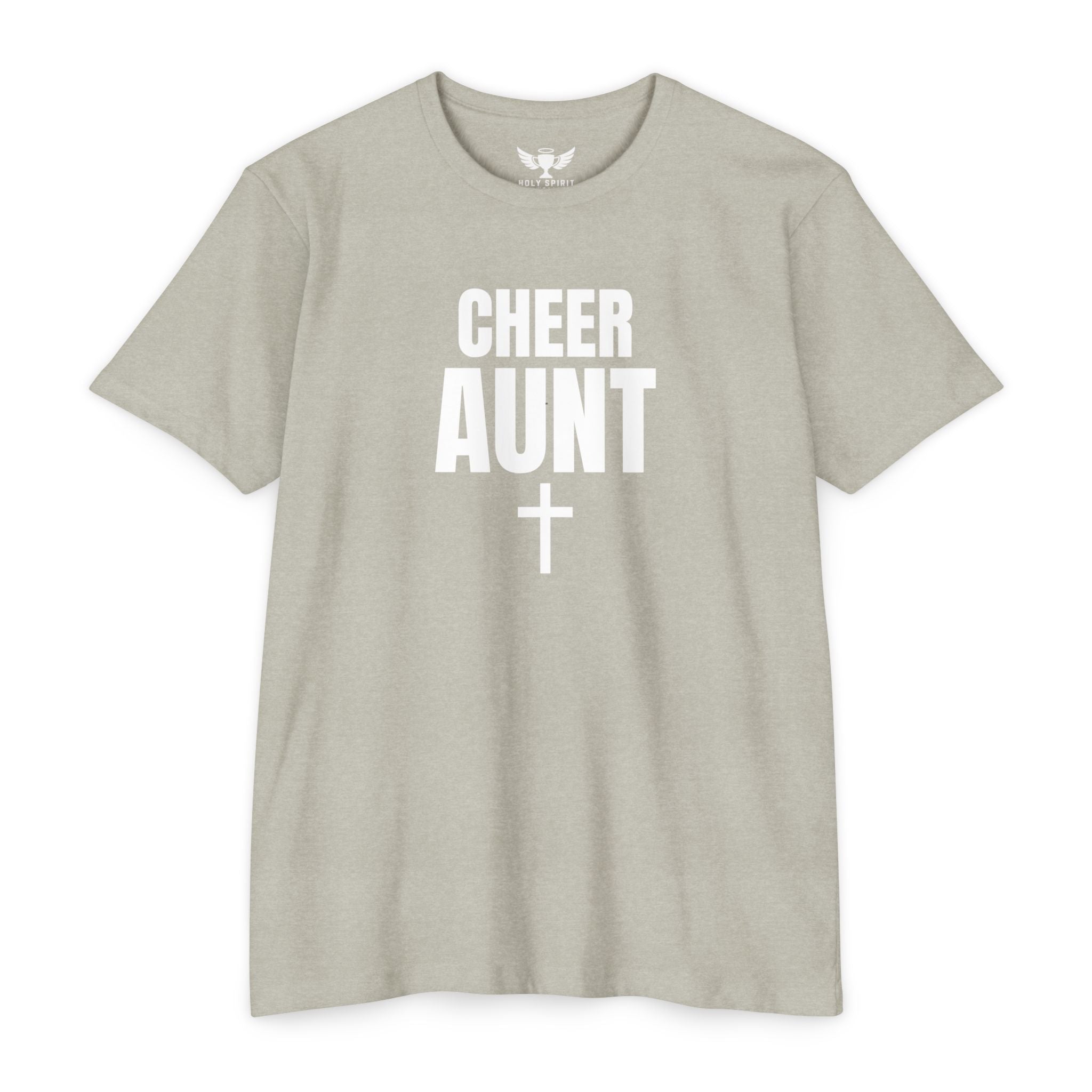 Cheer Aunt T-Shirt — Personalized Back Name & Number