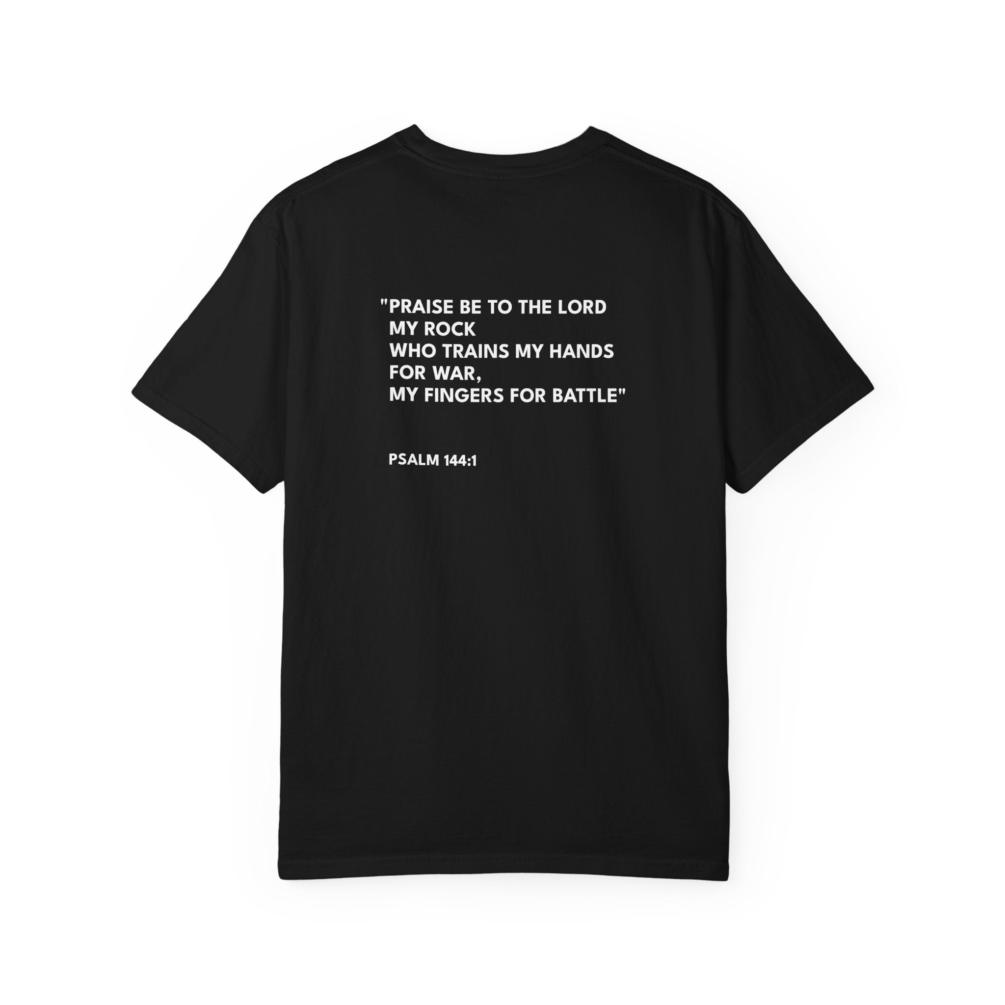 Psalm 144:1 Unisex Logo Casual T-Shirt