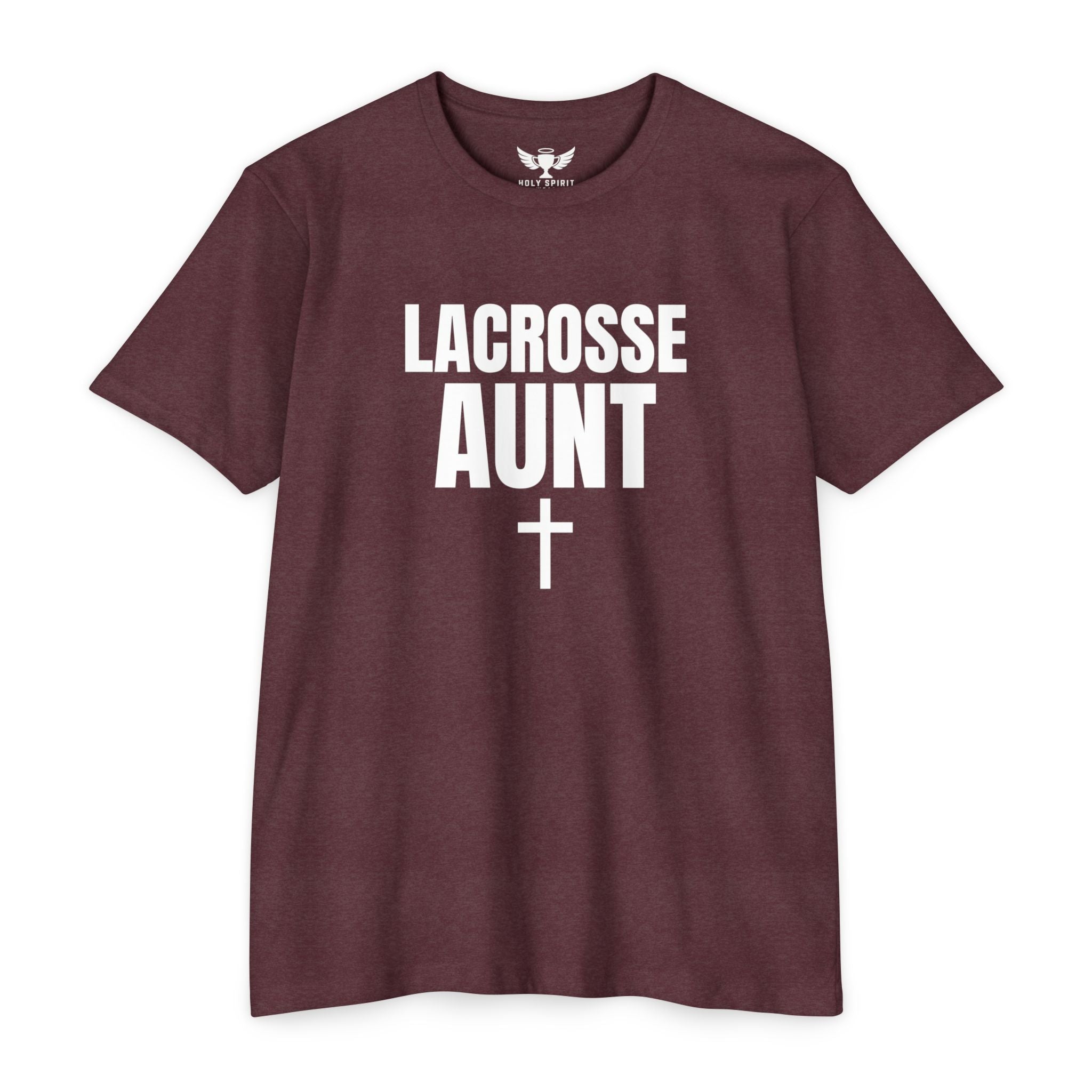 Lacrosse Aunt T-Shirt — Personalized Back Name & Number