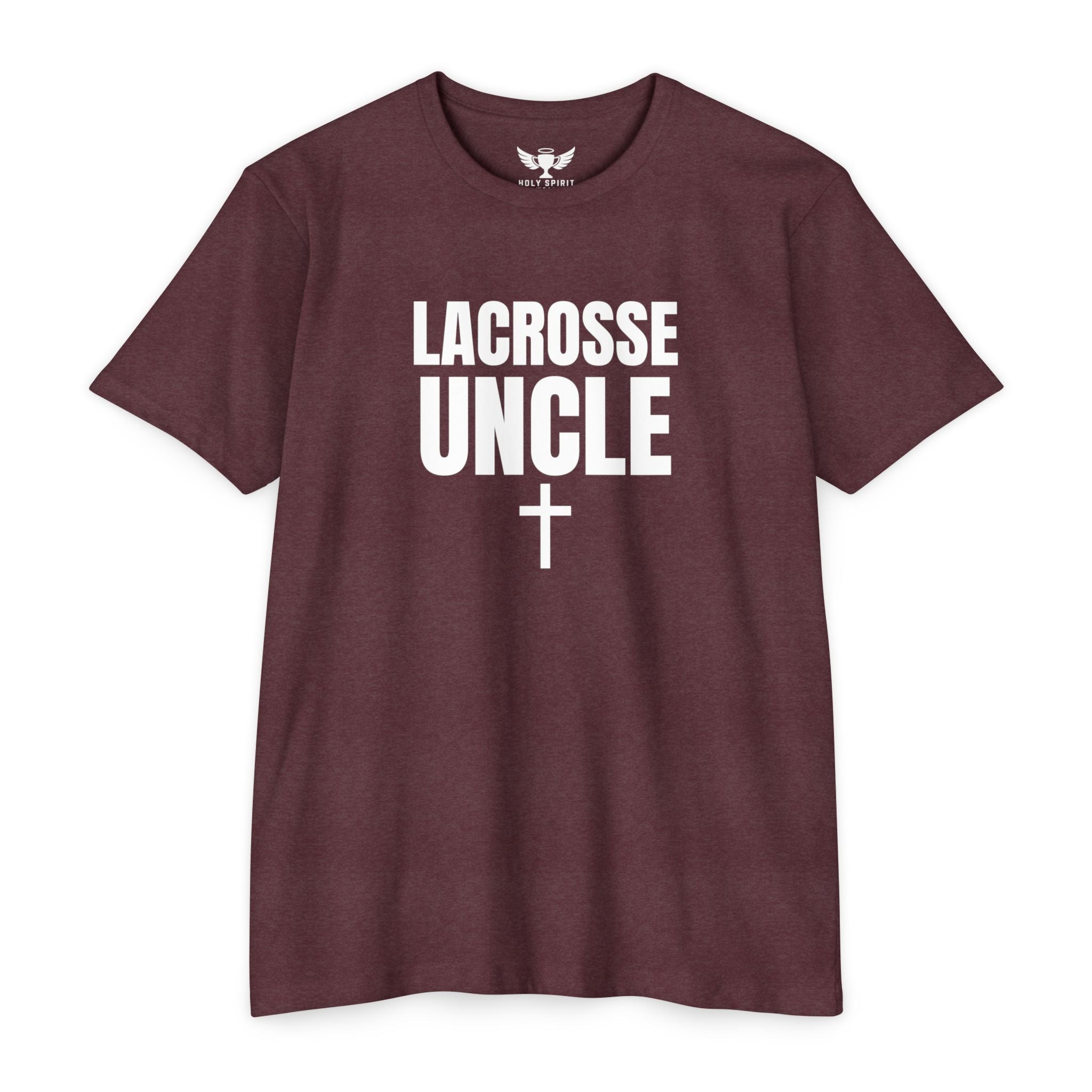 Lacrosse Uncle T-Shirt — Custom Name & Number Sports Tee
