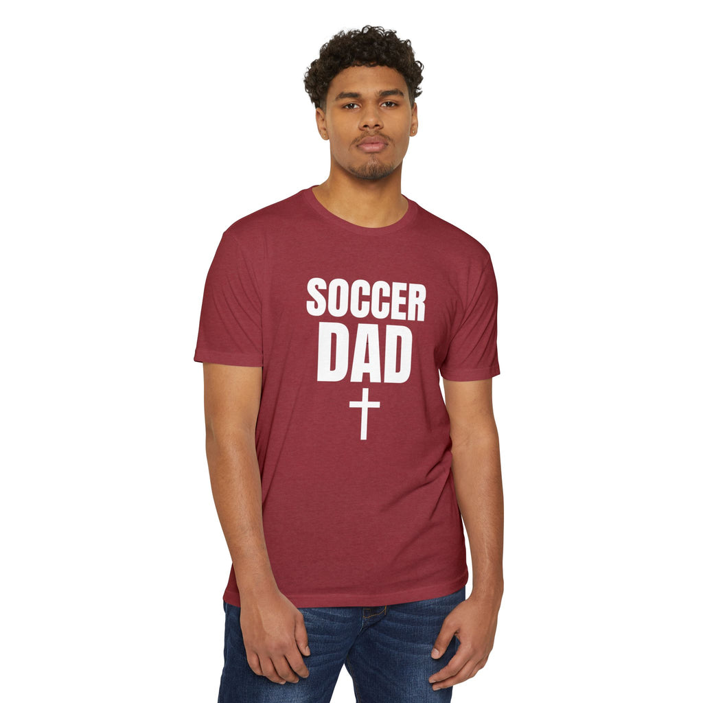 Soccer Dad T-Shirt  — Custom Name & Number Sports Tee