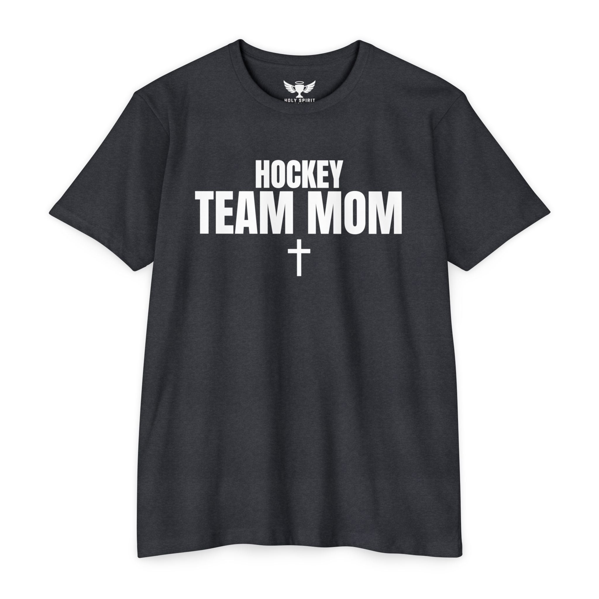 Hockey Team Mom T‑Shirt — Custom Name & Number Sports Tee