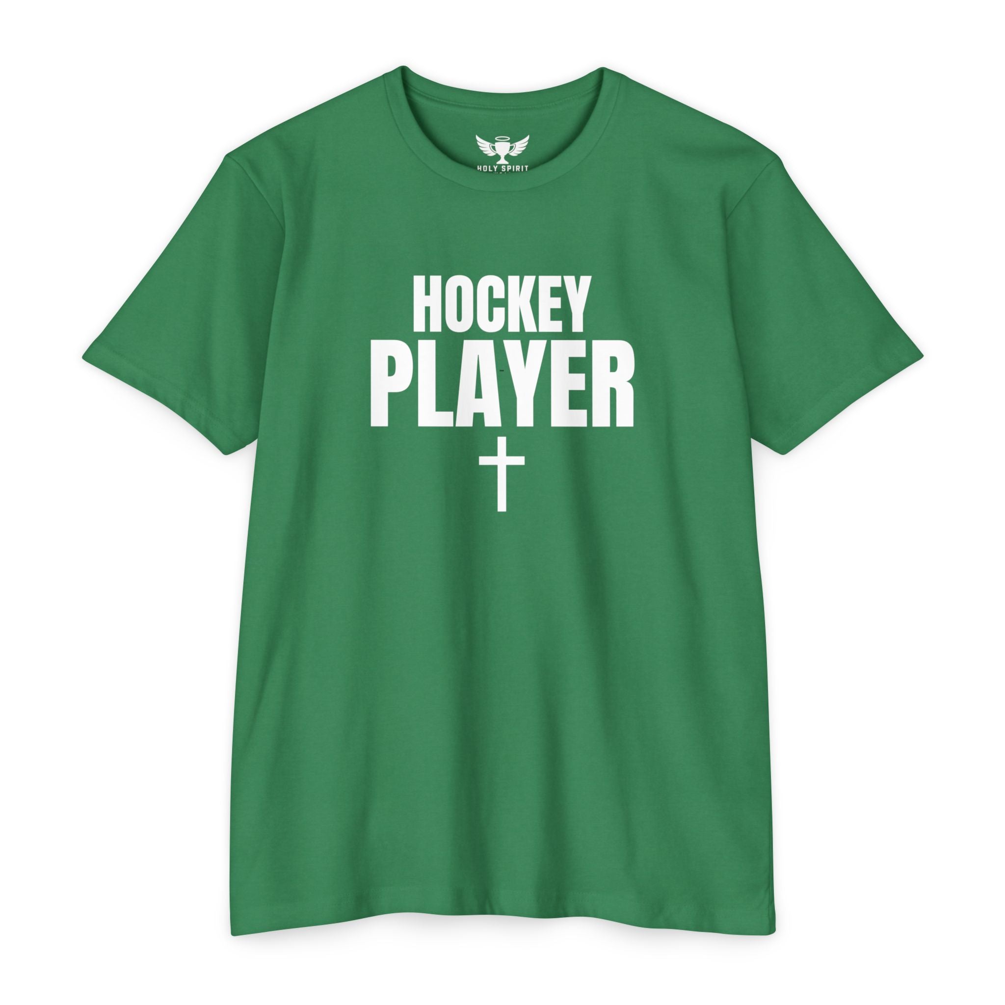 Hockey Player T-Shirt — Custom Name & Number Sports Tee