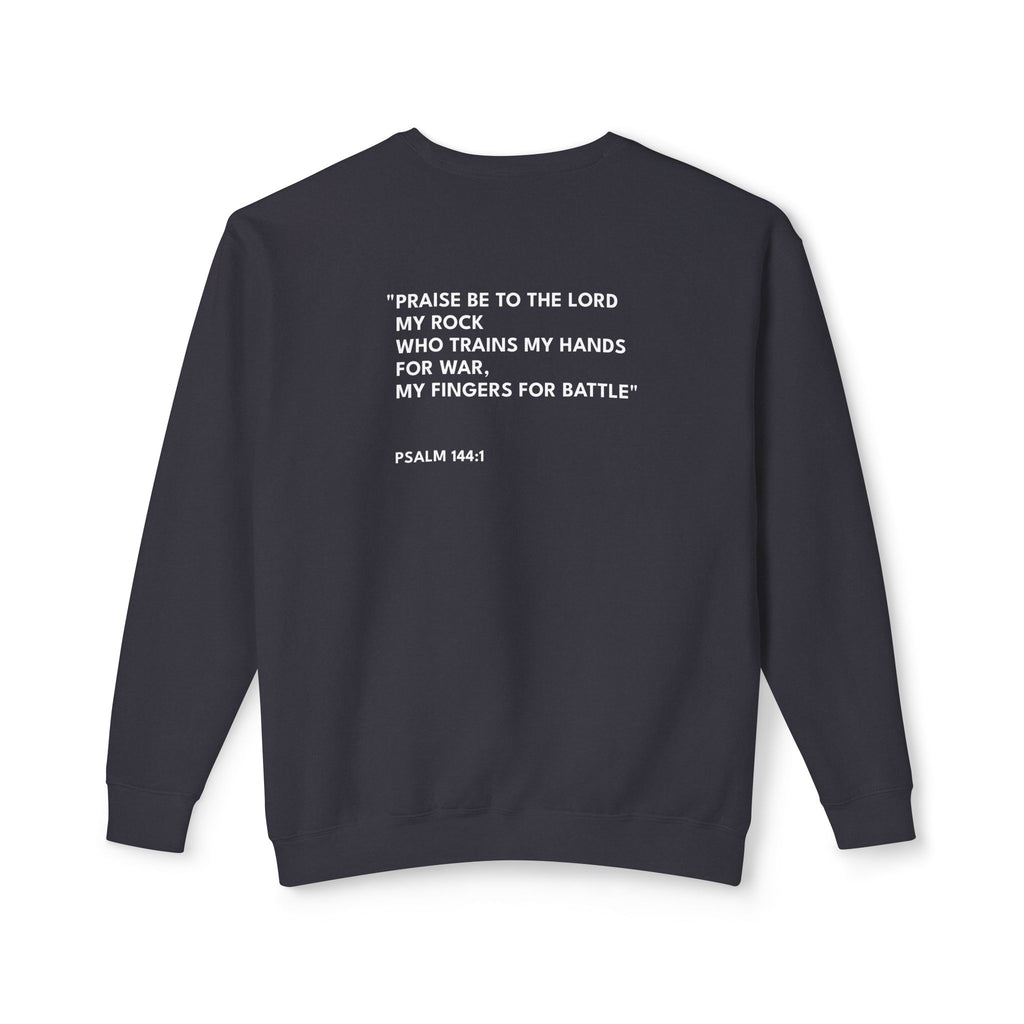 Psalm 144:1 Logo Crewneck Sweatshirt