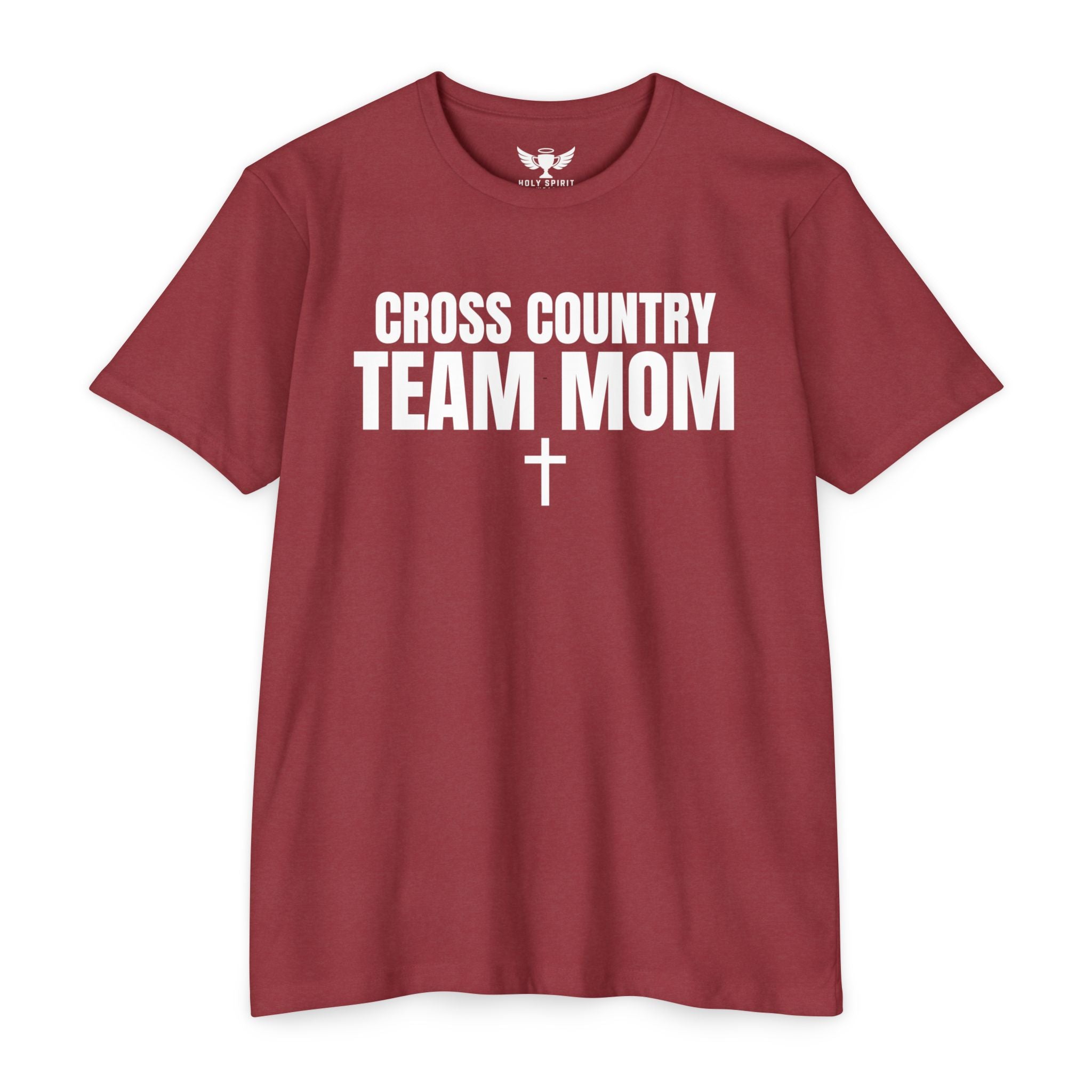 Cross Country Team Mom T-Shirt — Custom Name & Number Sports Tee