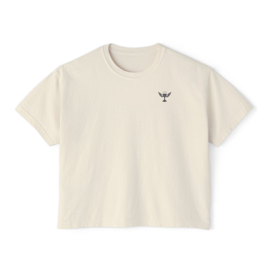 Philippians 4:13 Women's Logo Boxy Tee