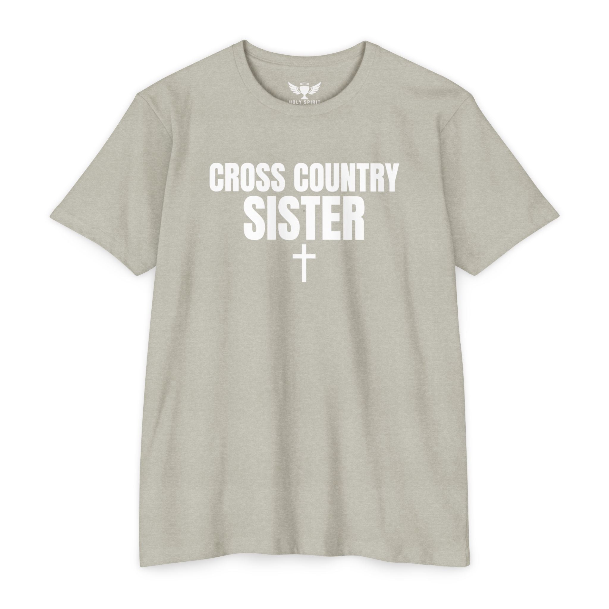 Cross Country Sister T-Shirt — Personalized Back Name & Number