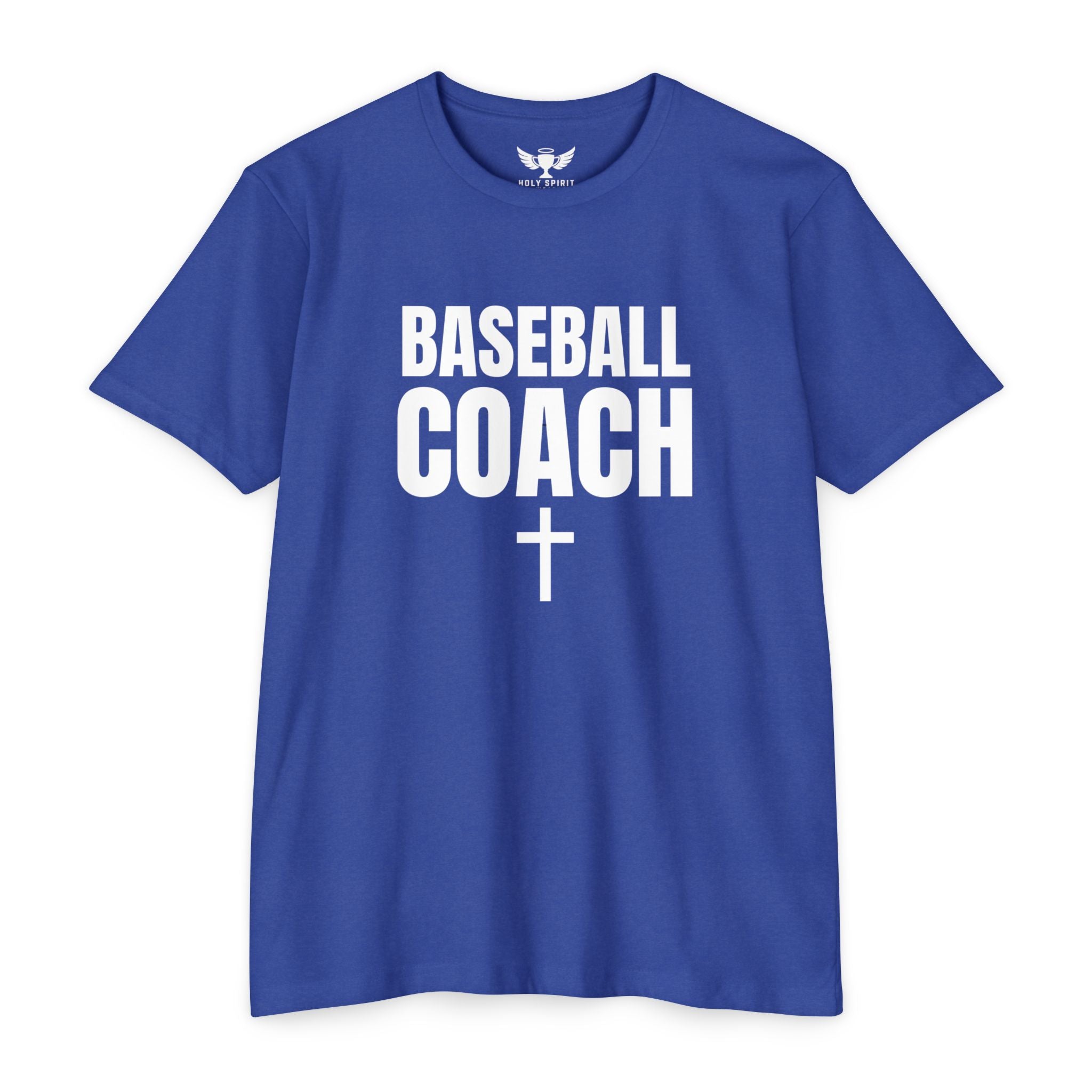 Baseball Coach T-Shirt — Custom Back Name & Number