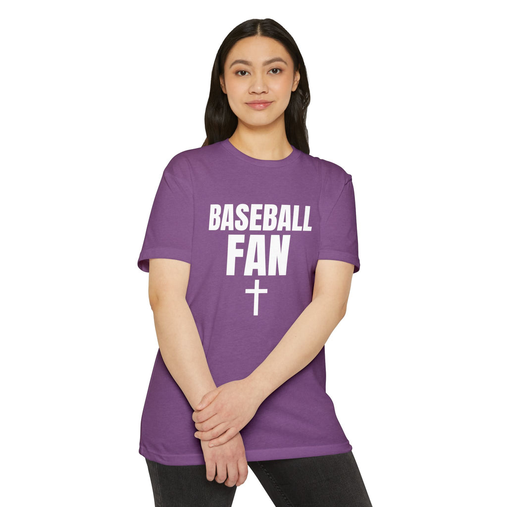 Baseball Fan T-Shirt — Custom Back Name & Number