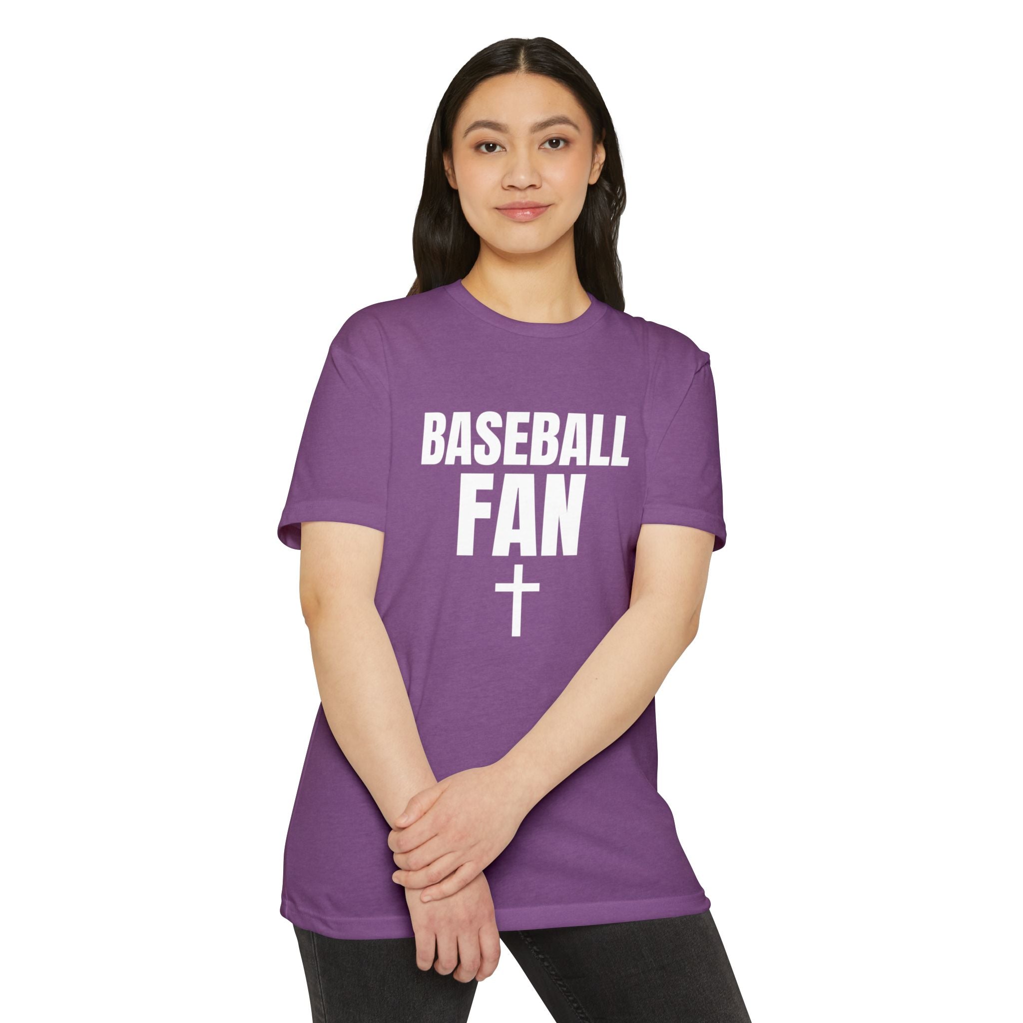 Baseball Fan T-Shirt — Custom Back Name & Number