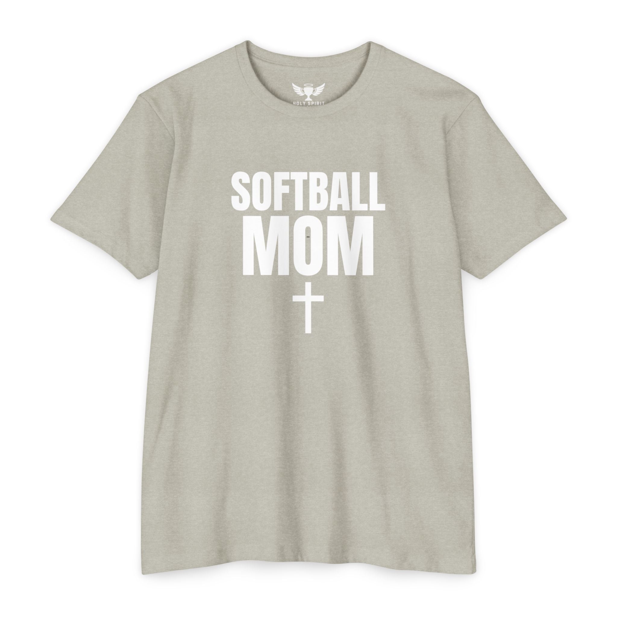 Softball Mom T-Shirt — Custom Back Name & Number