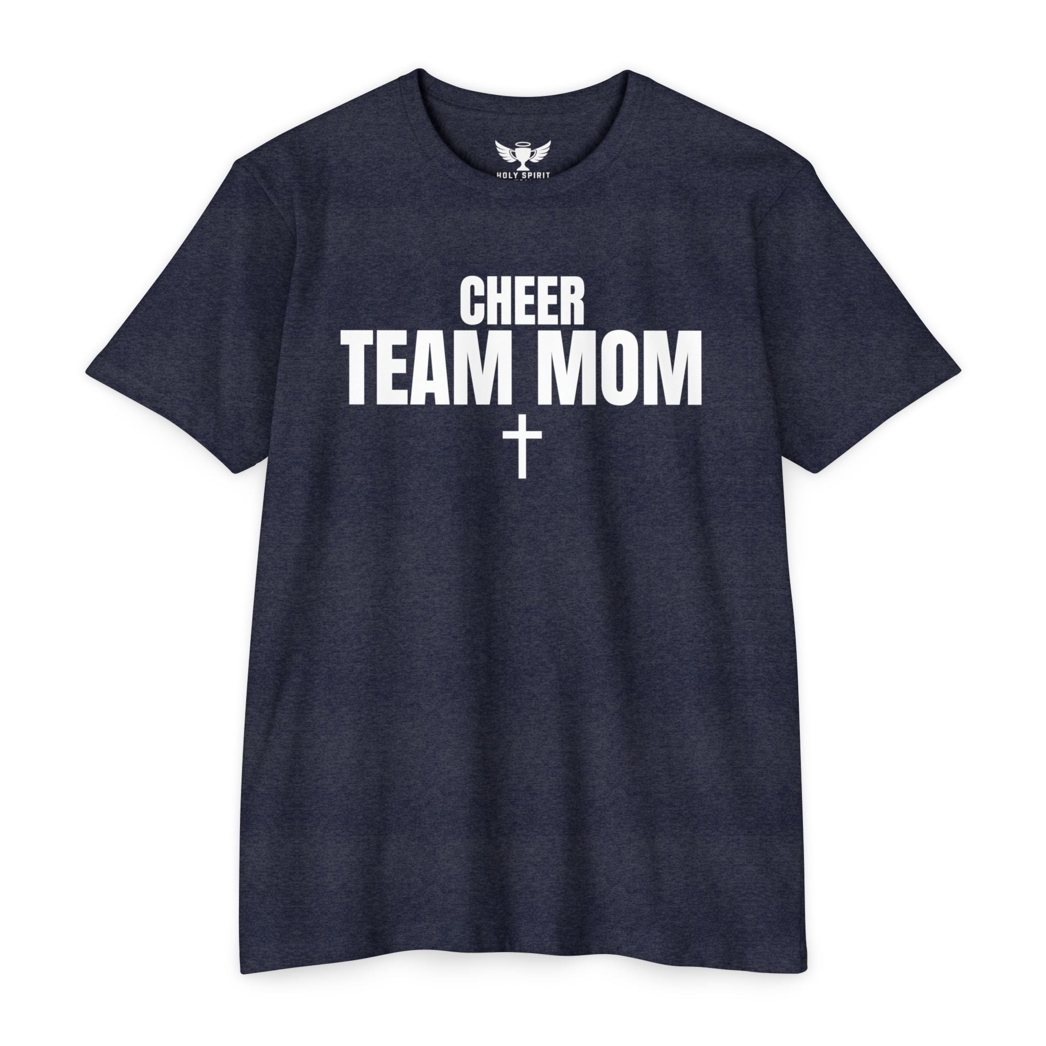 Cheer Team Mom T-Shirt — Personalized Back Number and Name