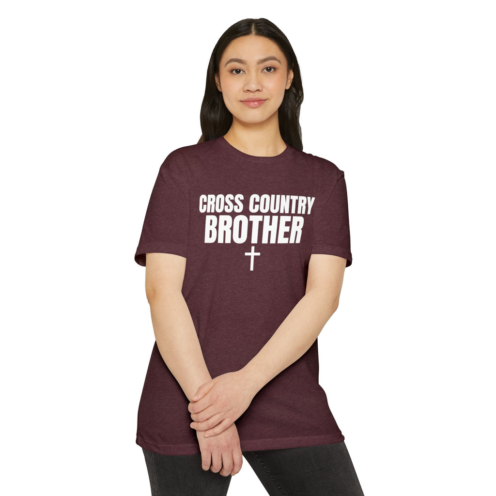 Cross Country Brother T-Shirt — Custom Name & Number Sports Tee