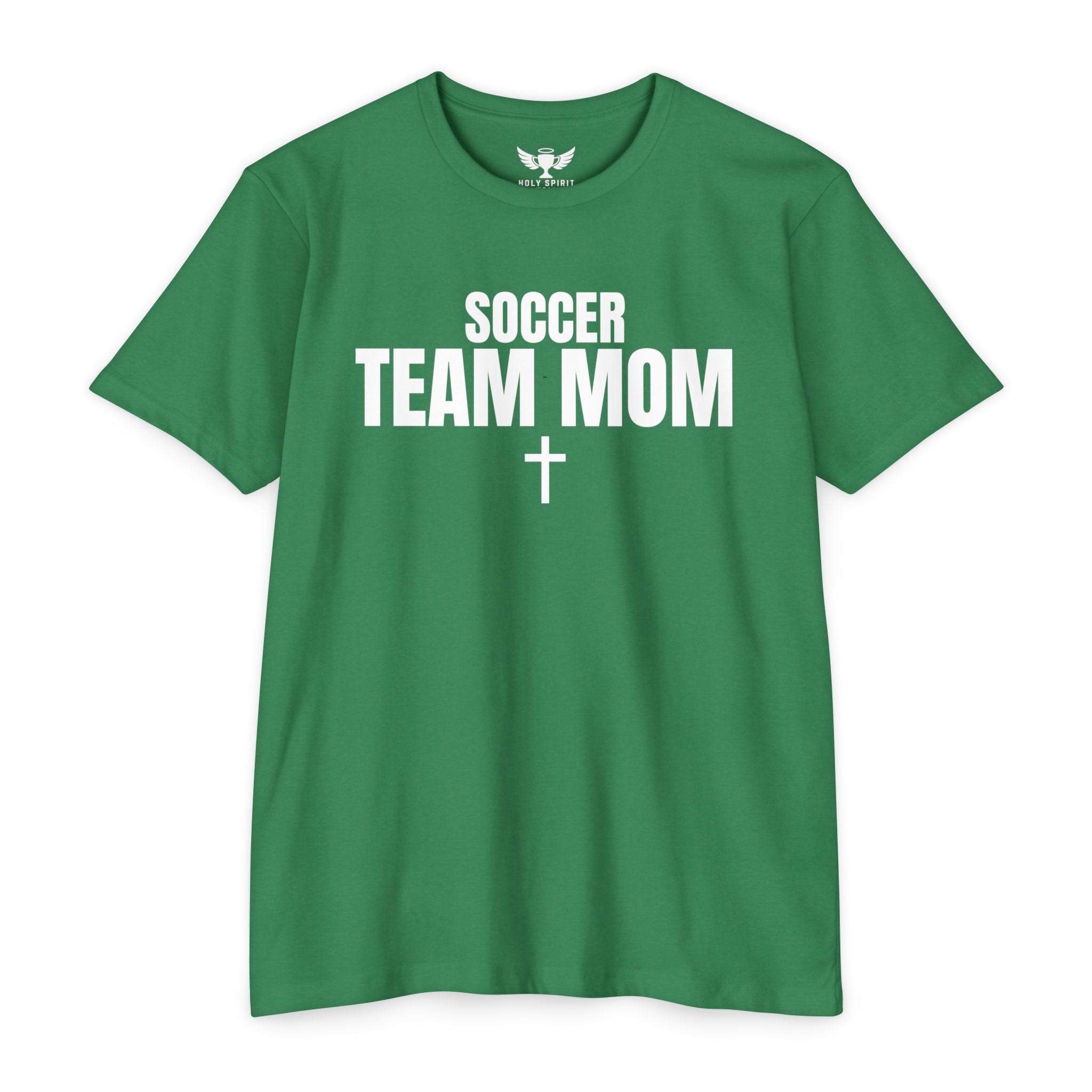Soccer Team Mom T‑Shirt — Custom Name & Number Sports Tee