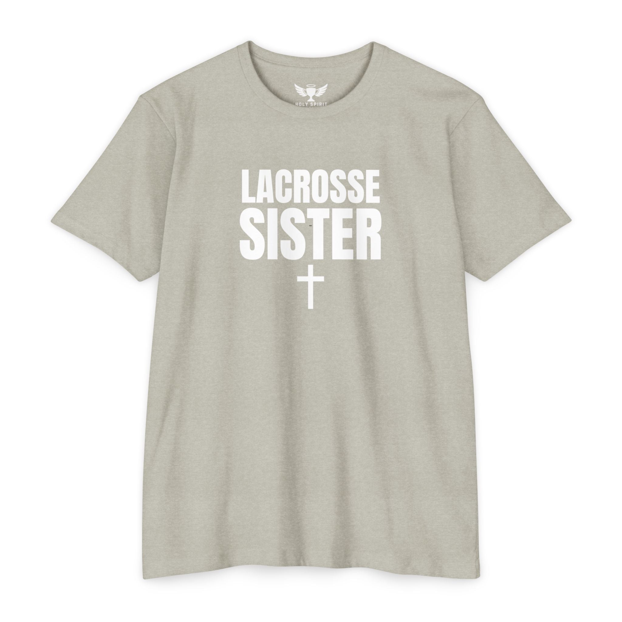Lacrosse Sister T-Shirt – Custom Name & Number Sports Tee