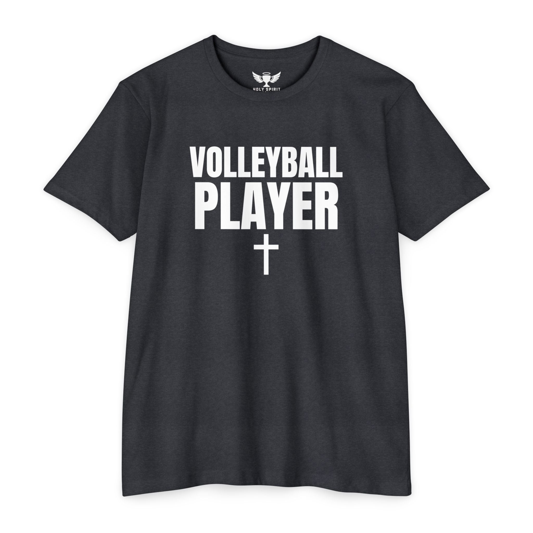 Volleyball Player T-Shirt — Custom Name & Number Sports Tee