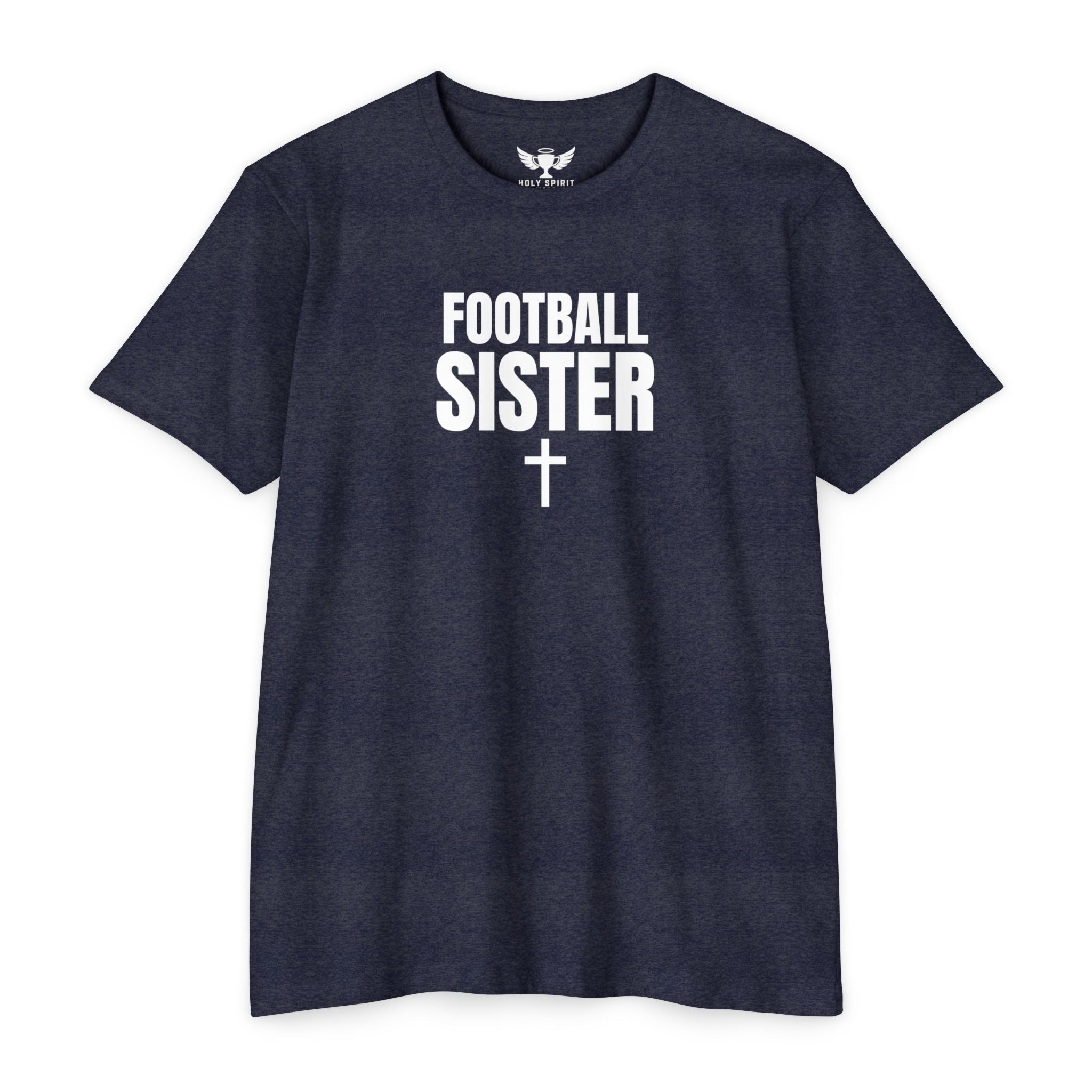 Football Sister T-Shirt — Customizable Back Name & Number