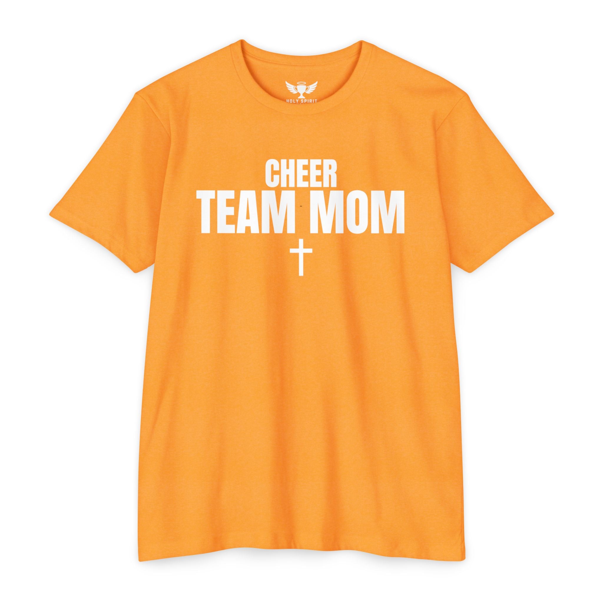 Cheer Team Mom T-Shirt — Personalized Back Number and Name