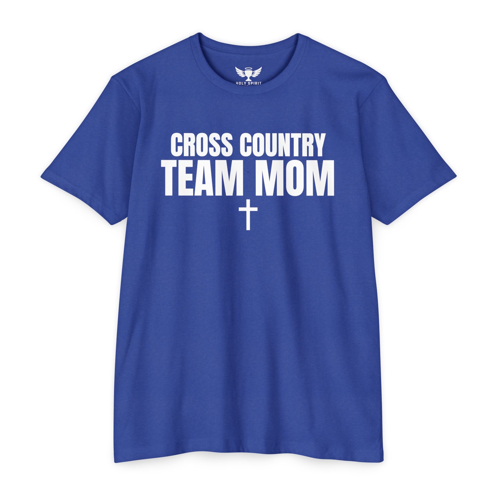 Cross Country Team Mom T-Shirt — Custom Name & Number Sports Tee
