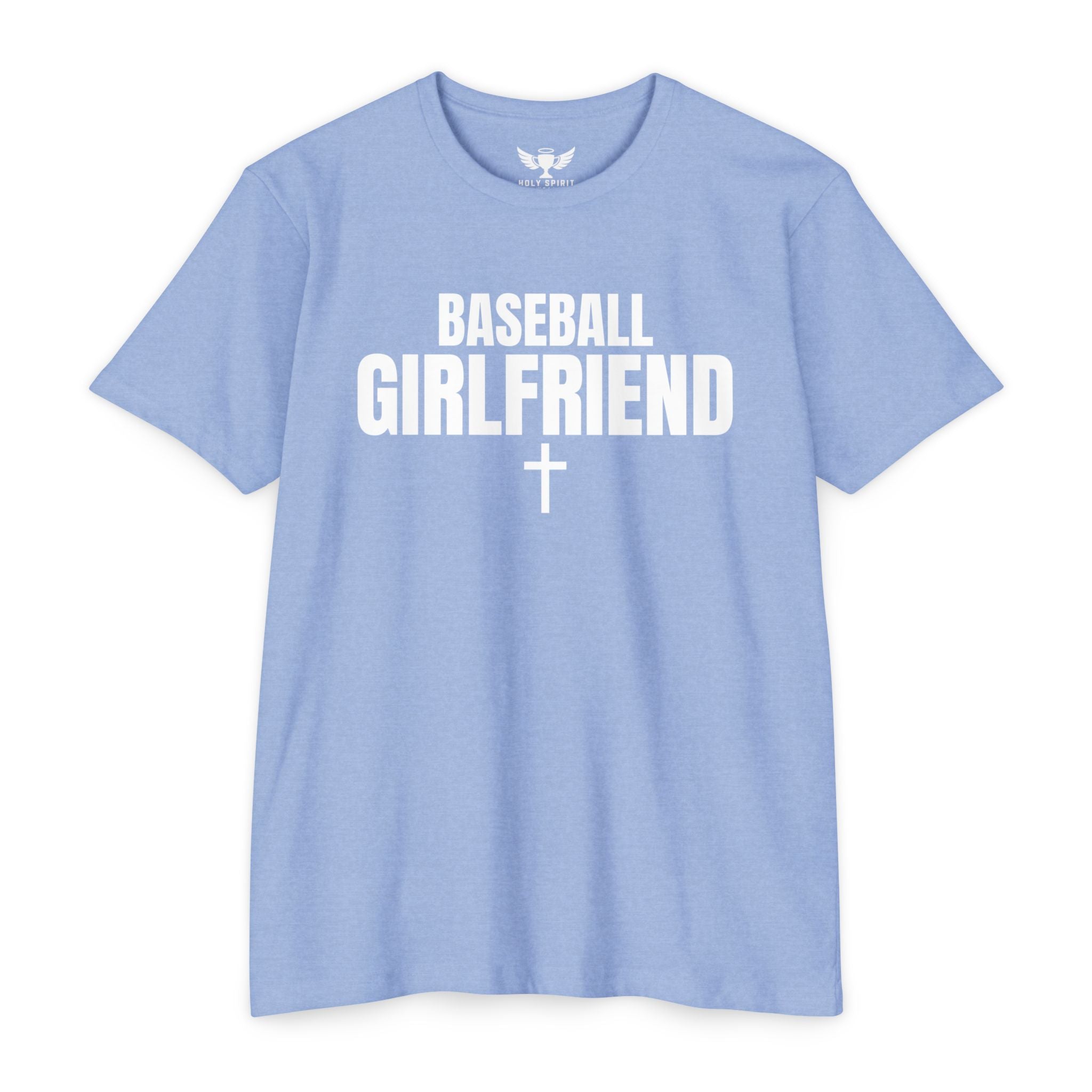Baseball Girlfriend T-Shirt — Personalized Back Name & Number Tee