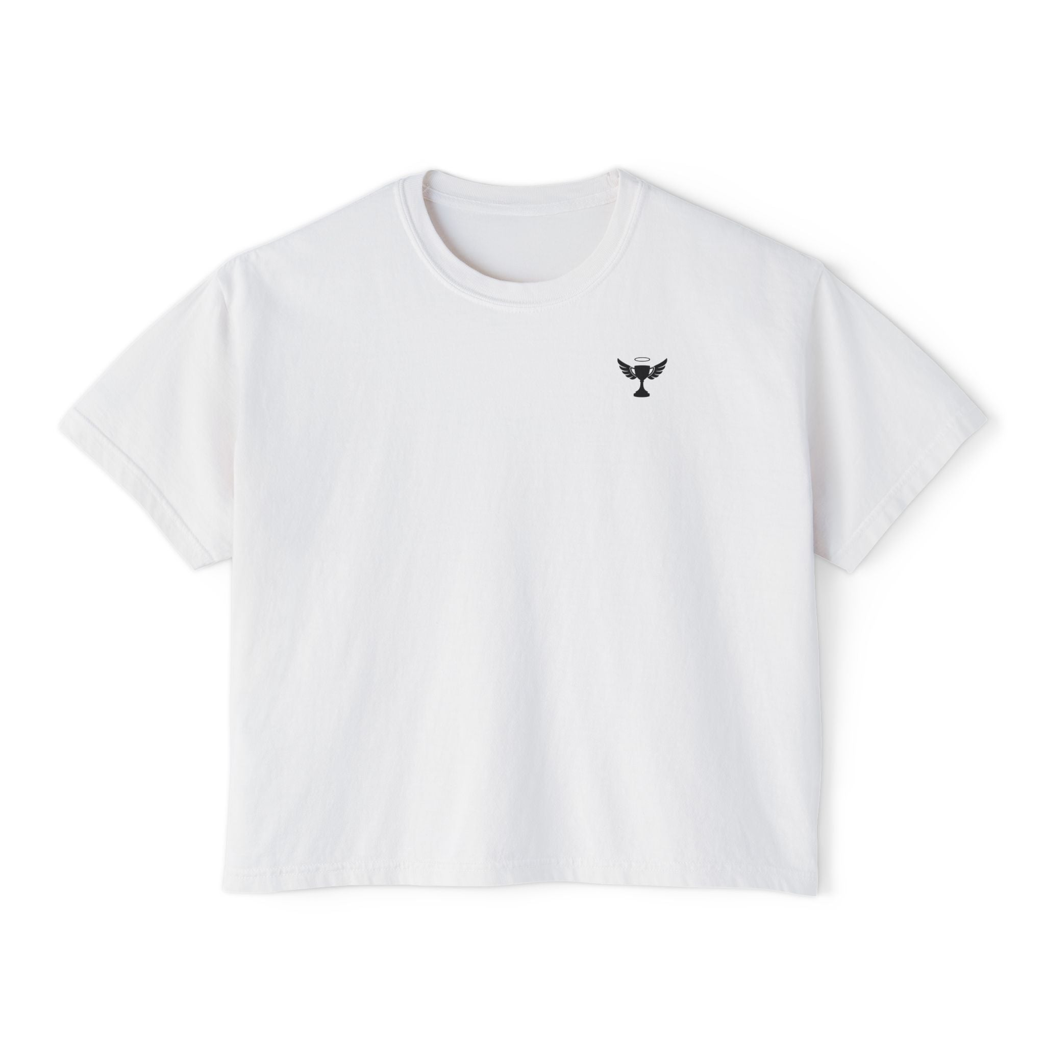 Psalm 144:1 Women's Logo Boxy Tee