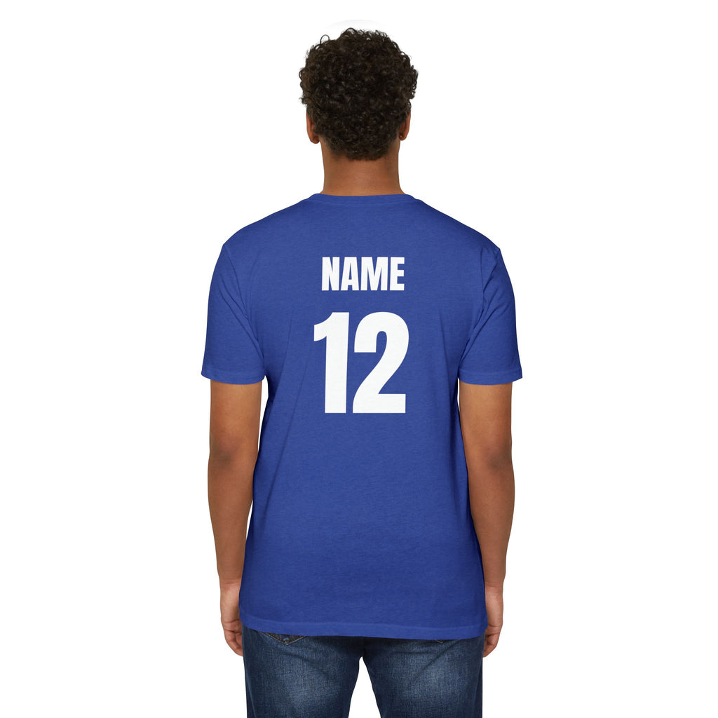 Basketball Aunt T-Shirt — Custom Back Name & Number