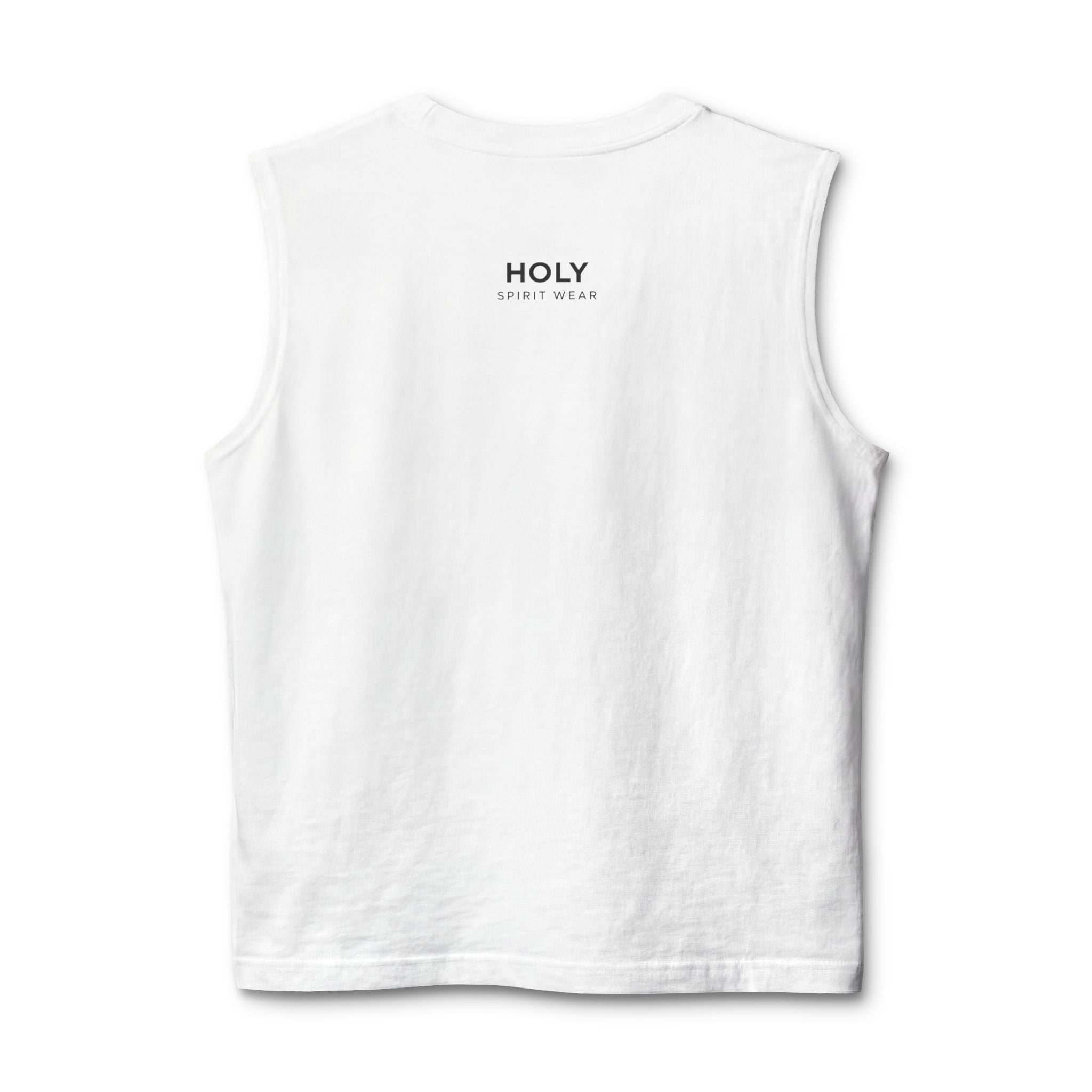 Proverbs 27:17 Unisex Muscle Tank Text Logo