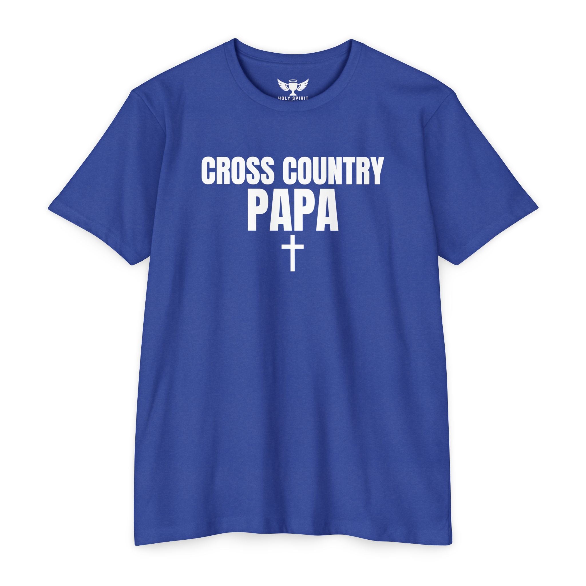 Cross Country Papa T-Shirt — Custom Back Name & Number