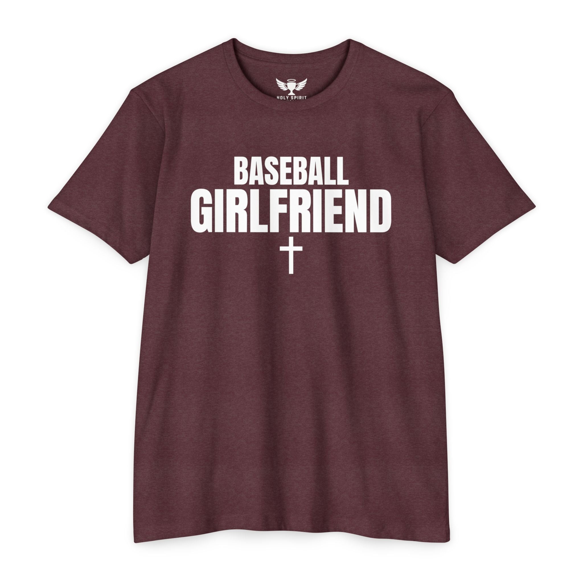 Baseball Girlfriend T-Shirt — Personalized Back Name & Number Tee