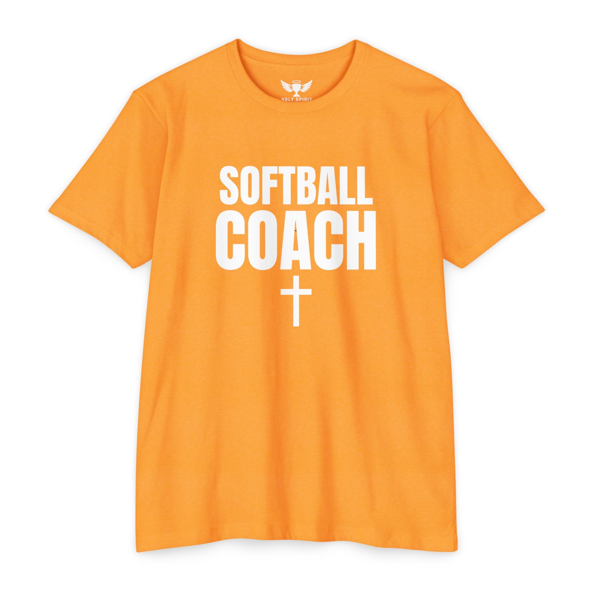 Softball Coach T-Shirt – Custom Back Name & Number