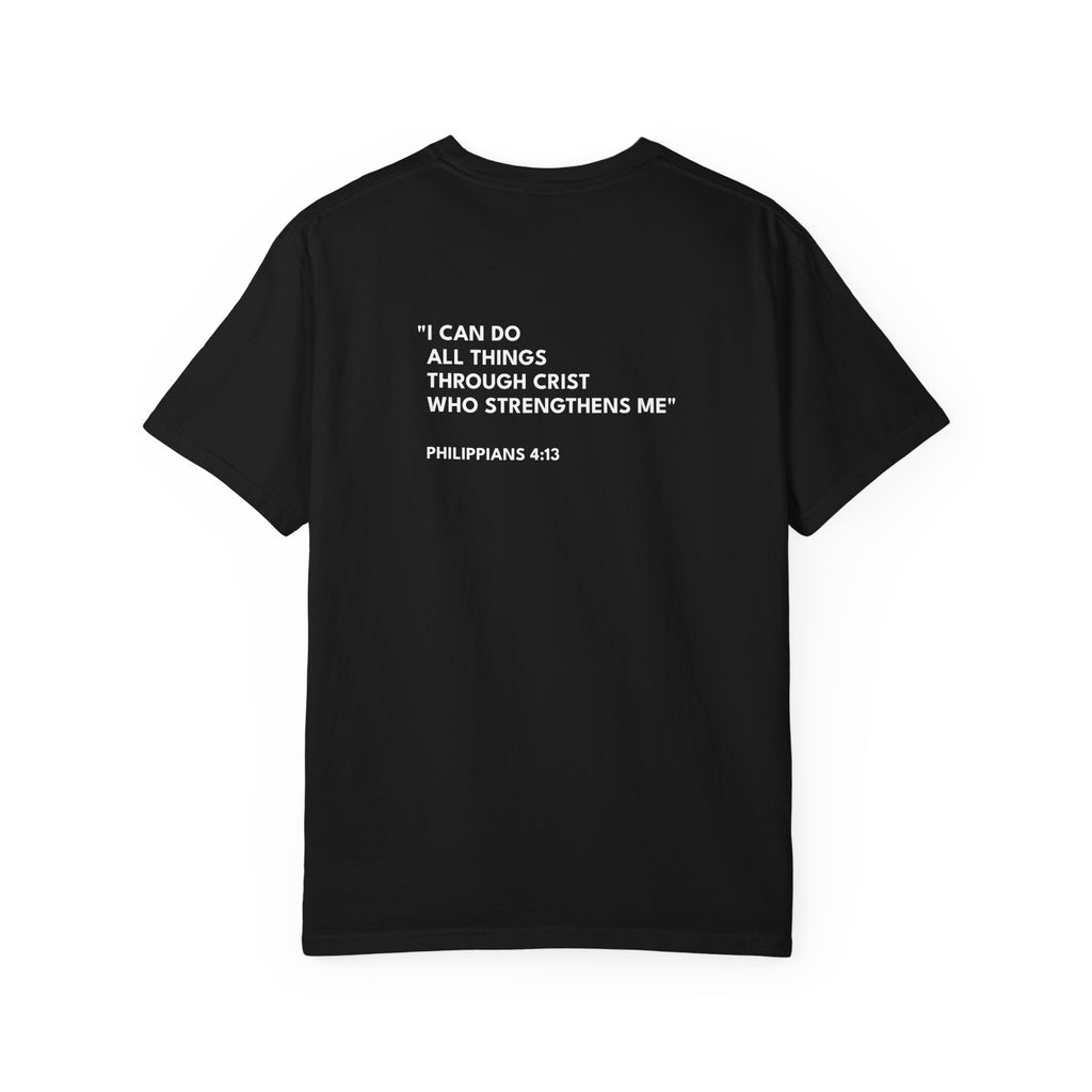 Philippians 4:13 Text Logo - Unisex Casual T-Shirt