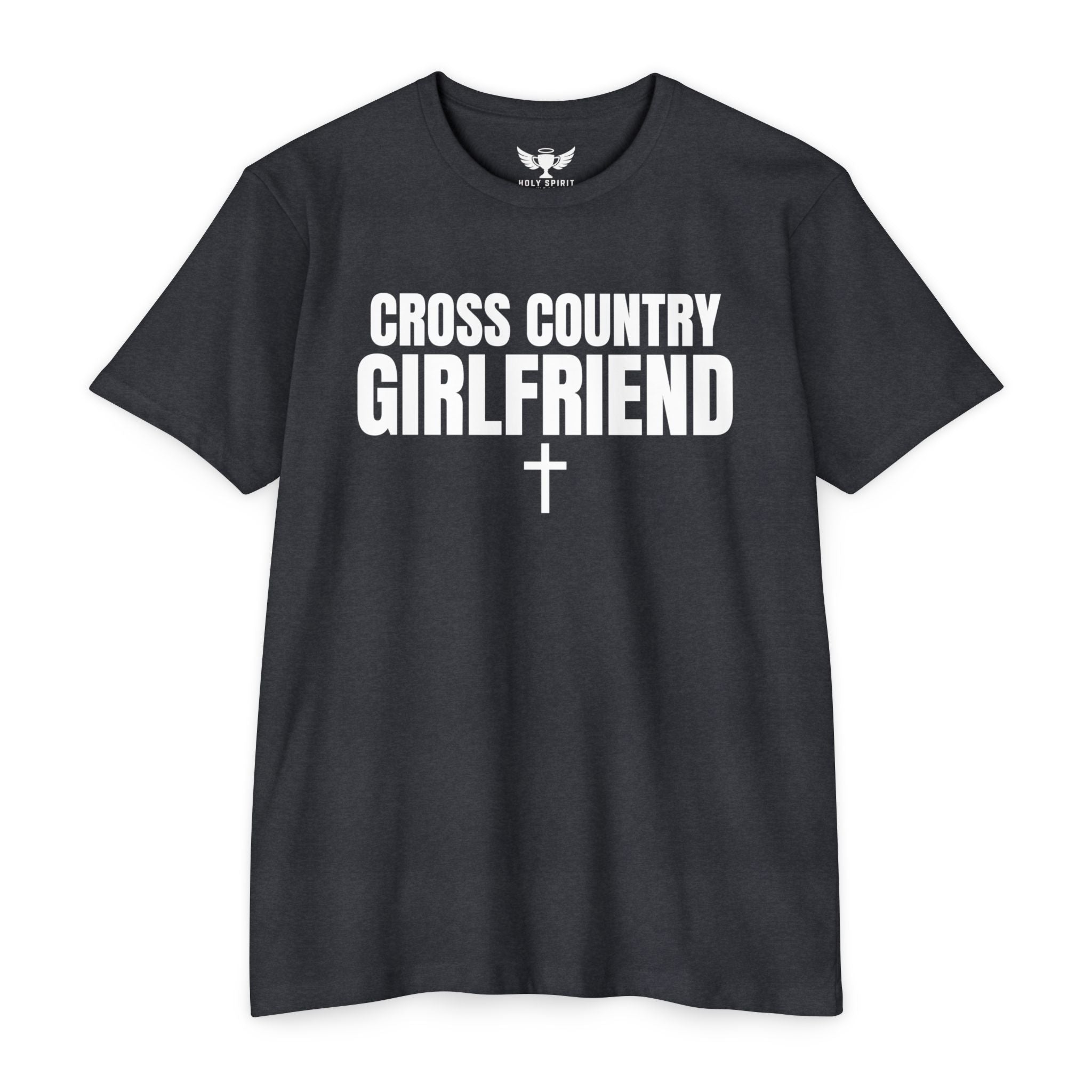 Cross Country Girlfriend T-Shirt — Custom Name & Number Sports Tee