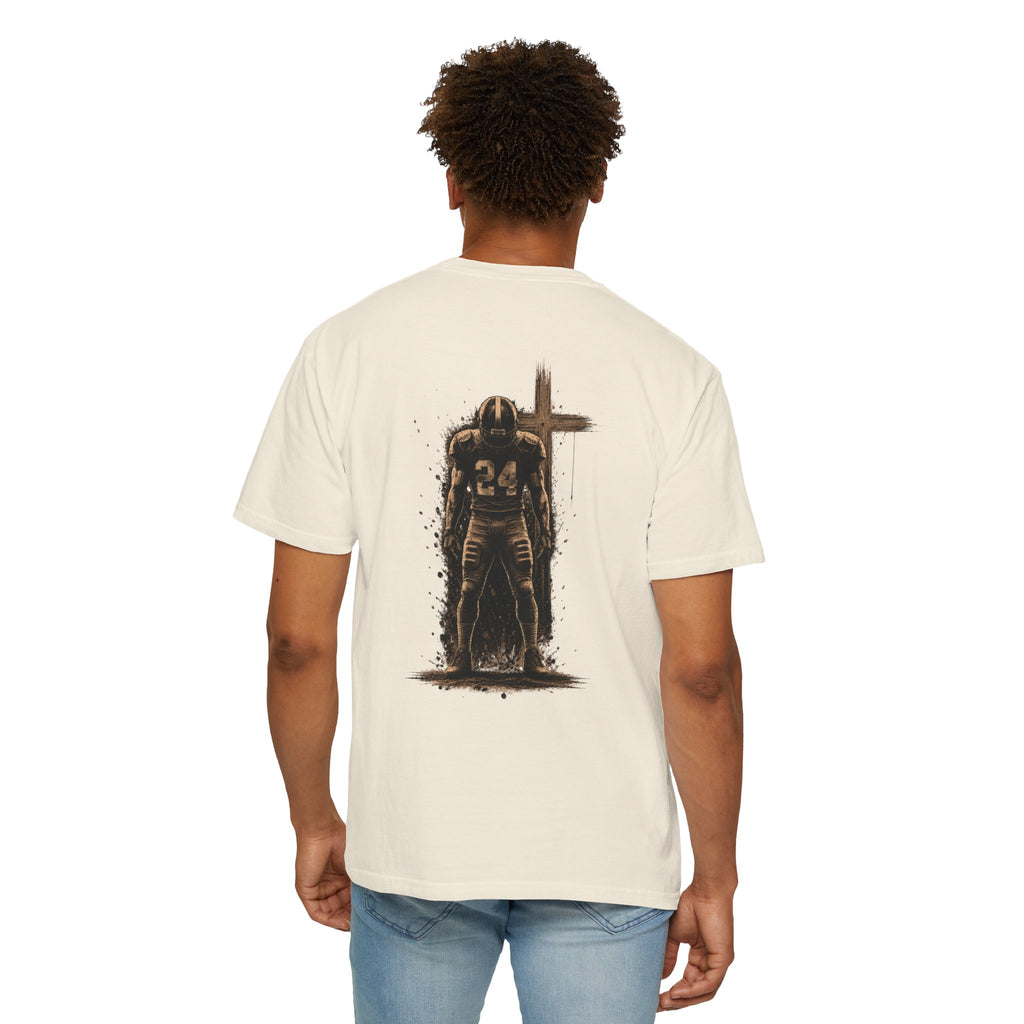 All Glory To God - Game Time Football Tee — Faith-Based Athletic T-Shirt