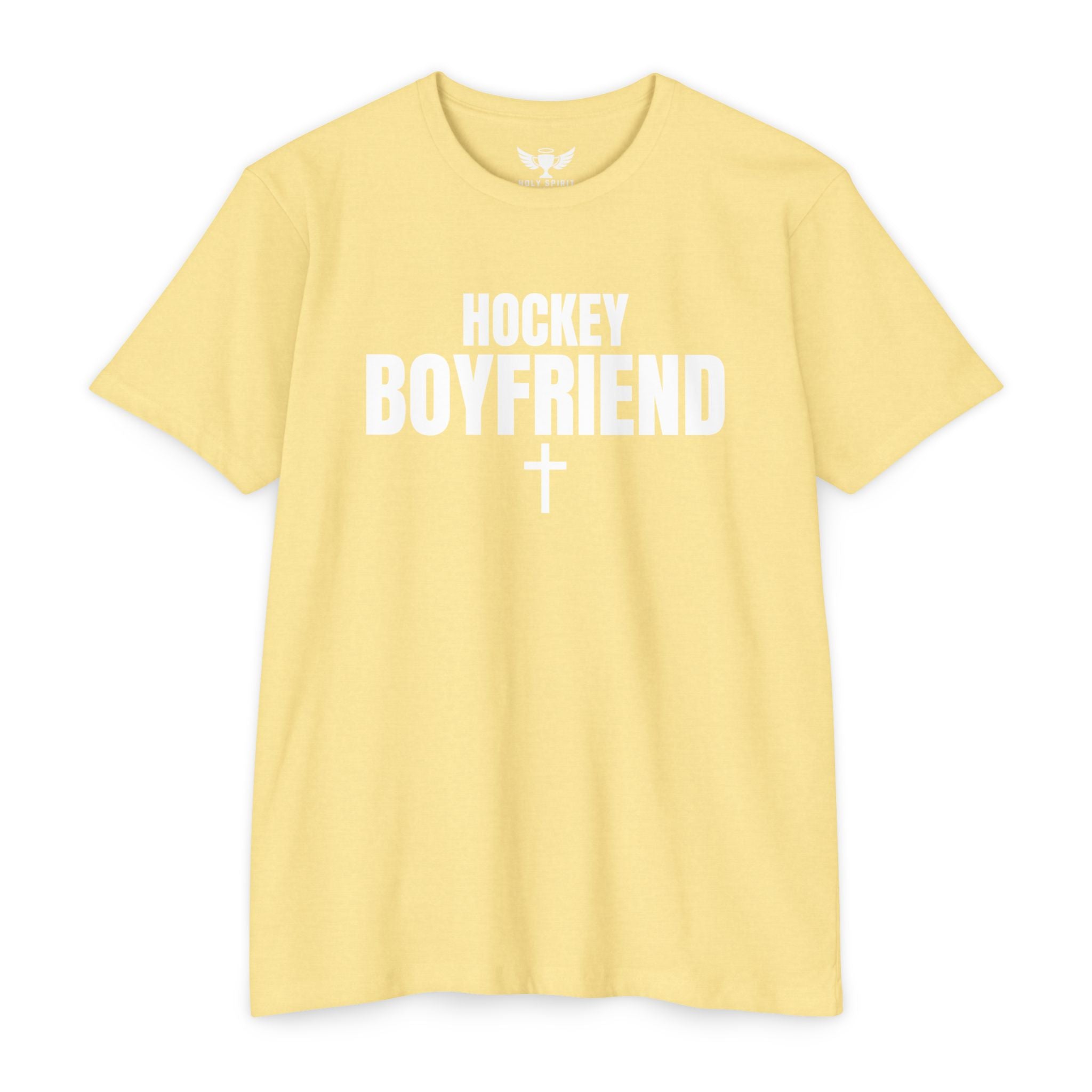 Hockey Boyfriend T-Shirt — Custom Name & Number Sports Tee