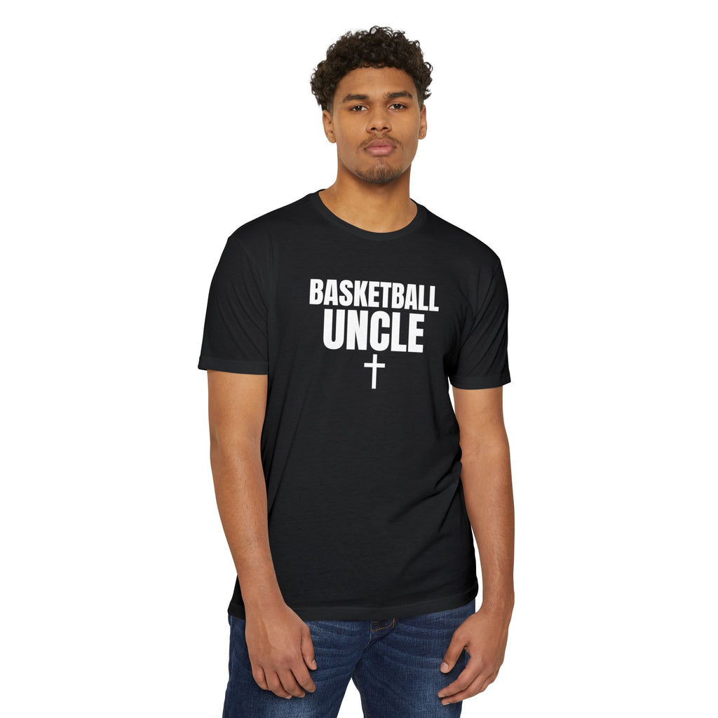 Basketball Uncle T-Shirt — Custom Back Name & Number