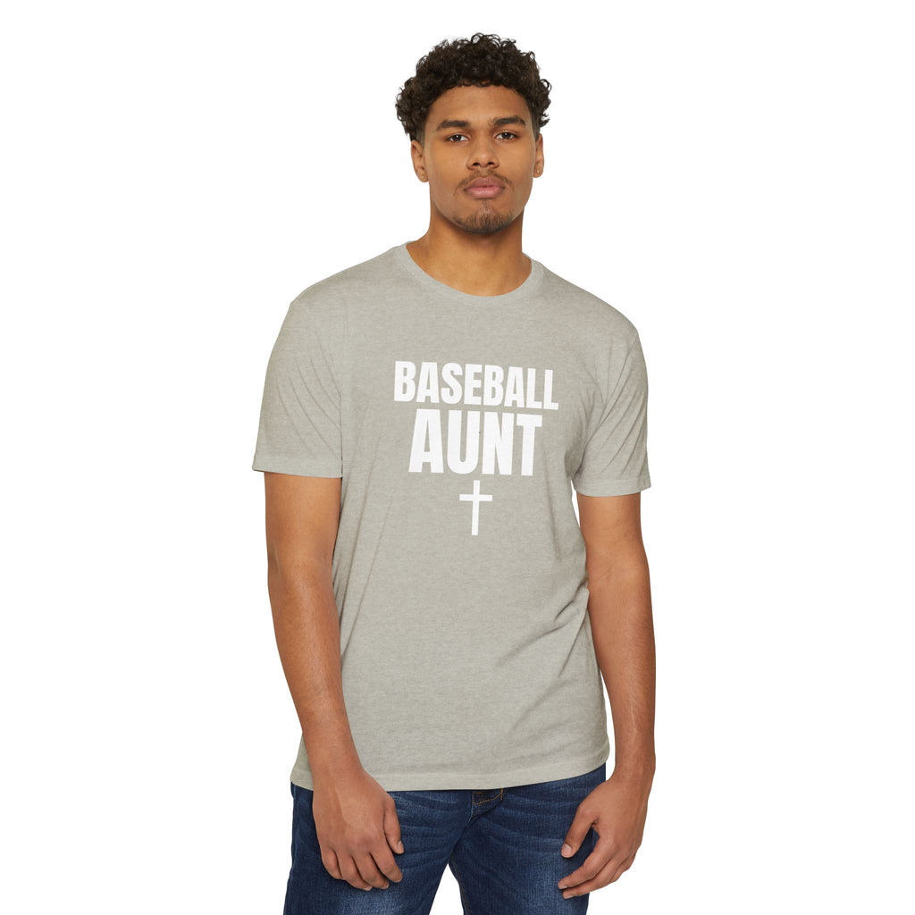 Baseball Aunt T-Shirt  — Custom Name & Number