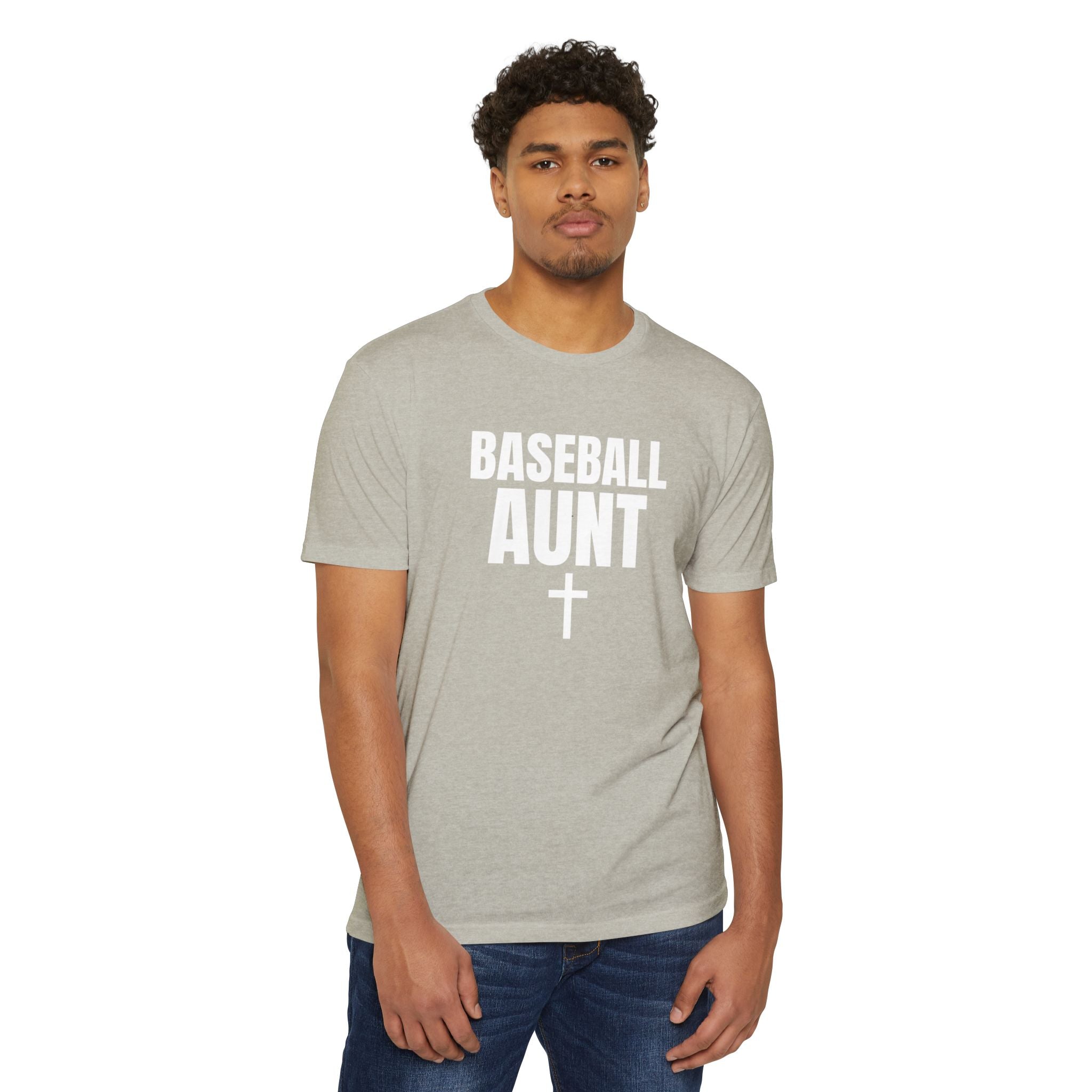 Baseball Aunt T-Shirt  — Custom Name & Number