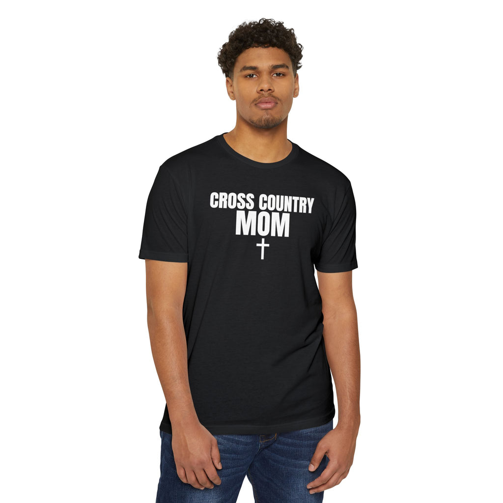 Cross Country Mom T-Shirt — Custom Name & Number Sports Tee