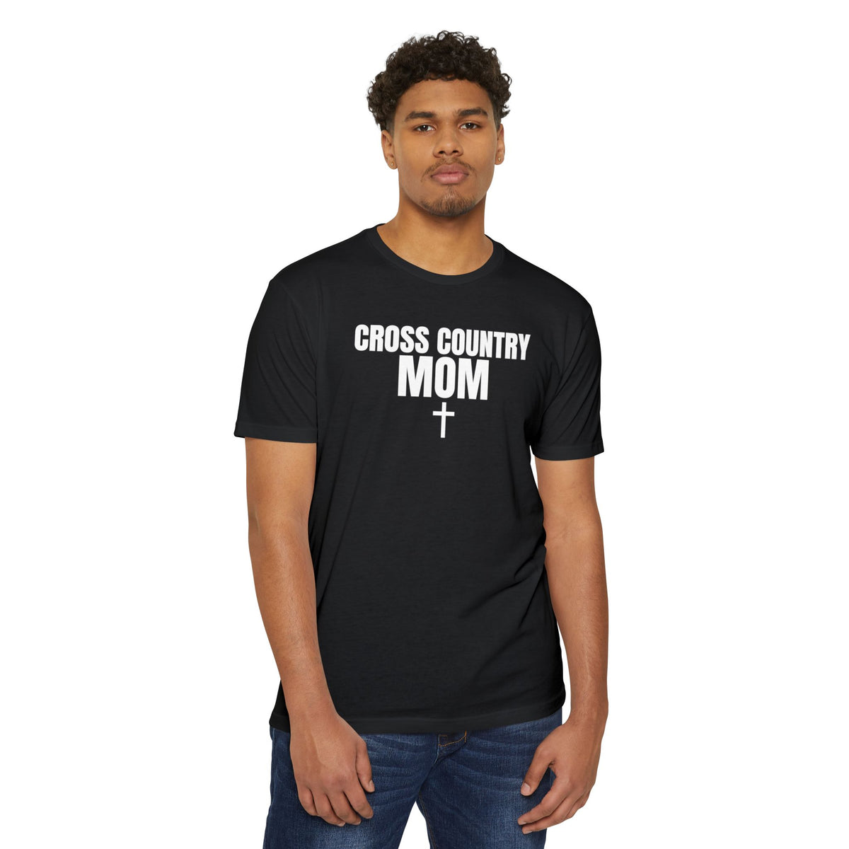 Cross Country Mom T-Shirt — Custom Name & Number Sports Tee
