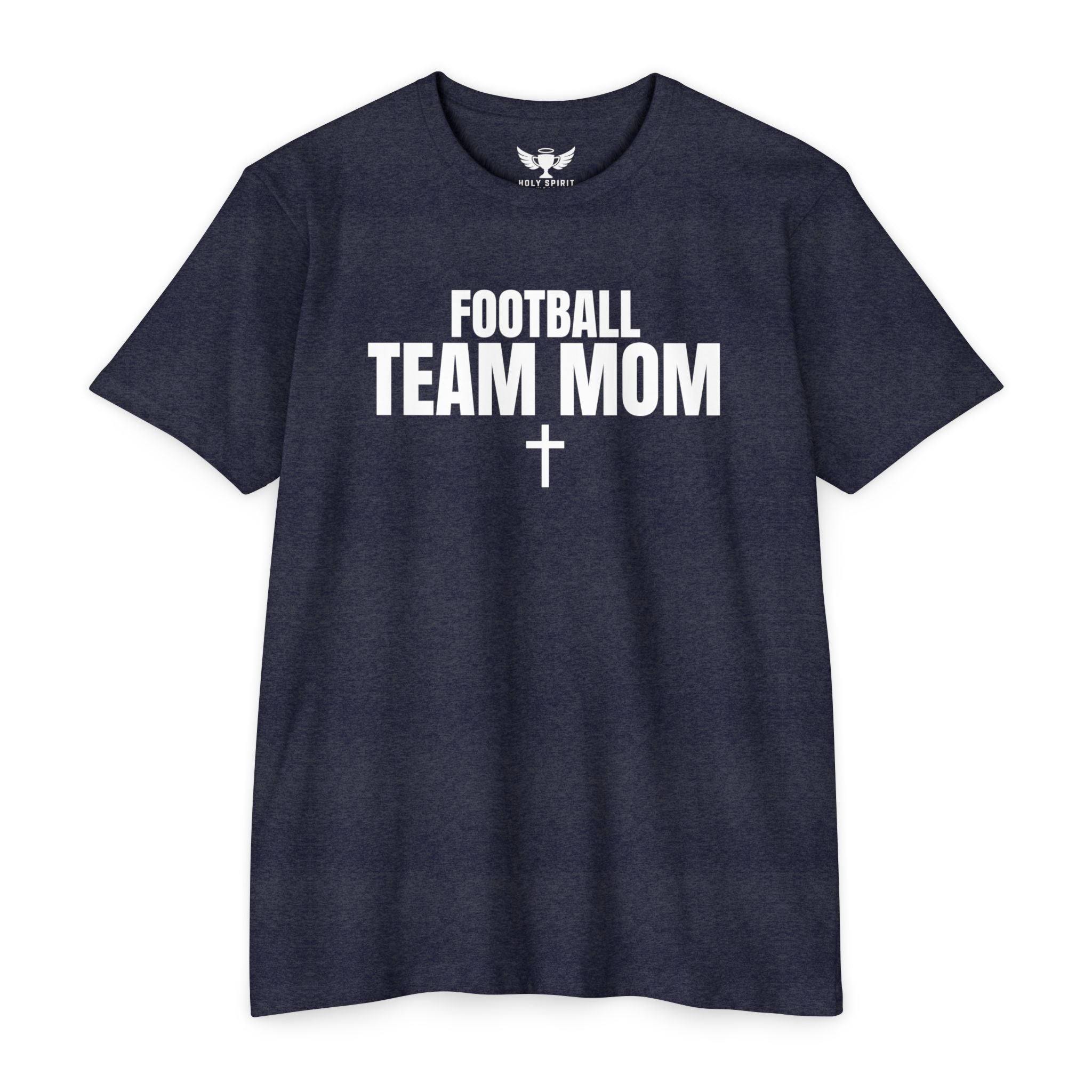Football Team Mom T-Shirt — Personalized Back Number Jersey