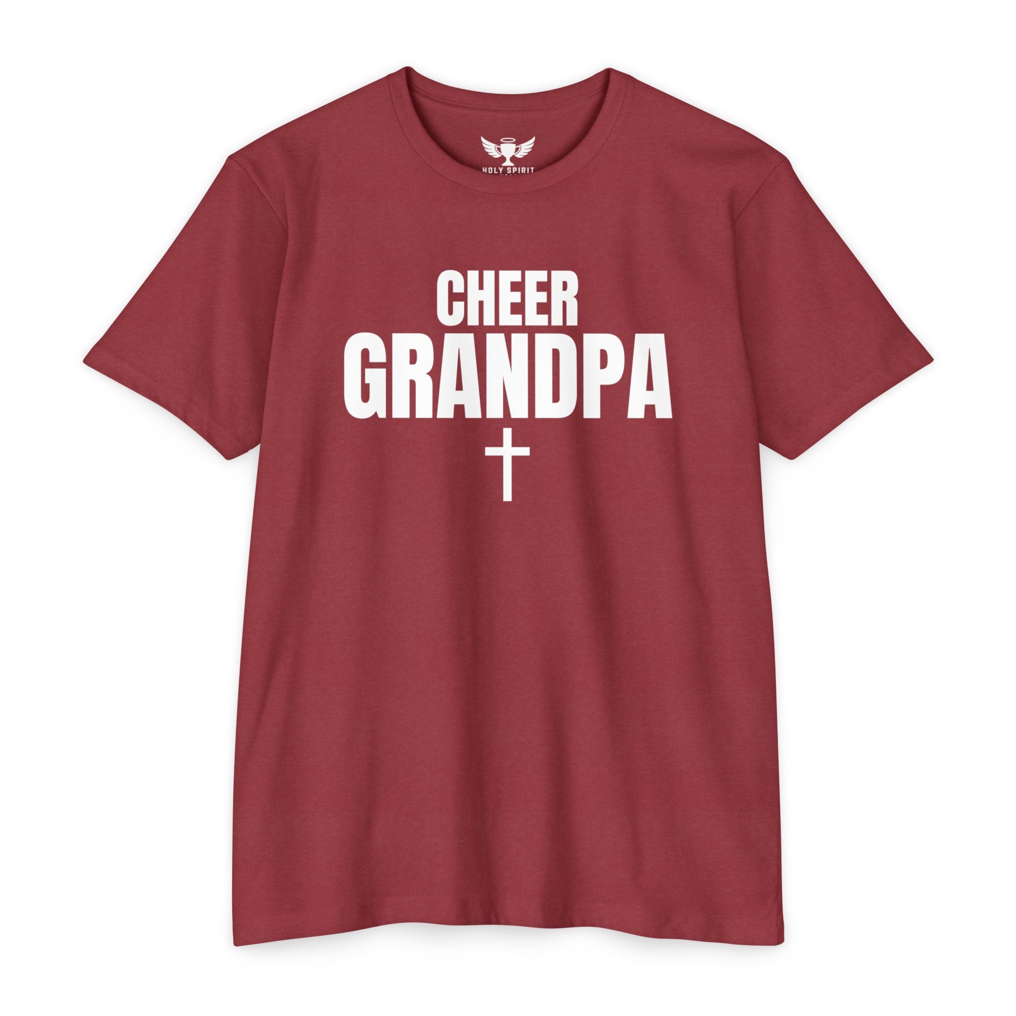 Cheer Grandpa T‑Shirt — Custom Back Name & Number