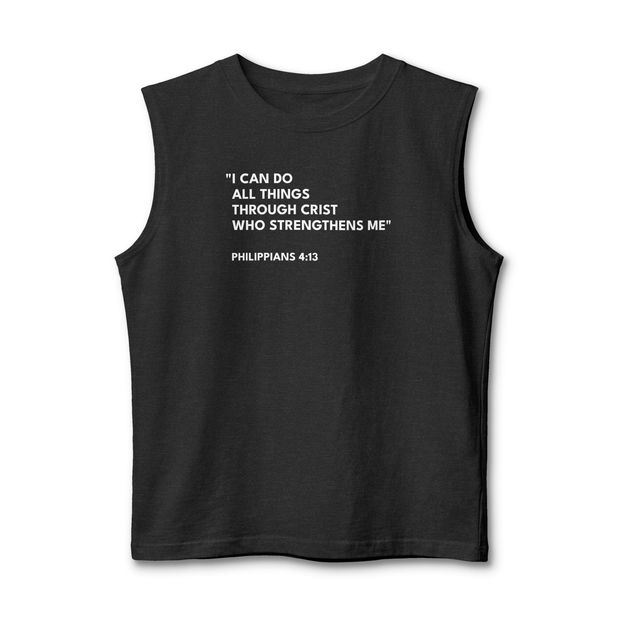 Philippians 4:13 Unisex Muscle Tank