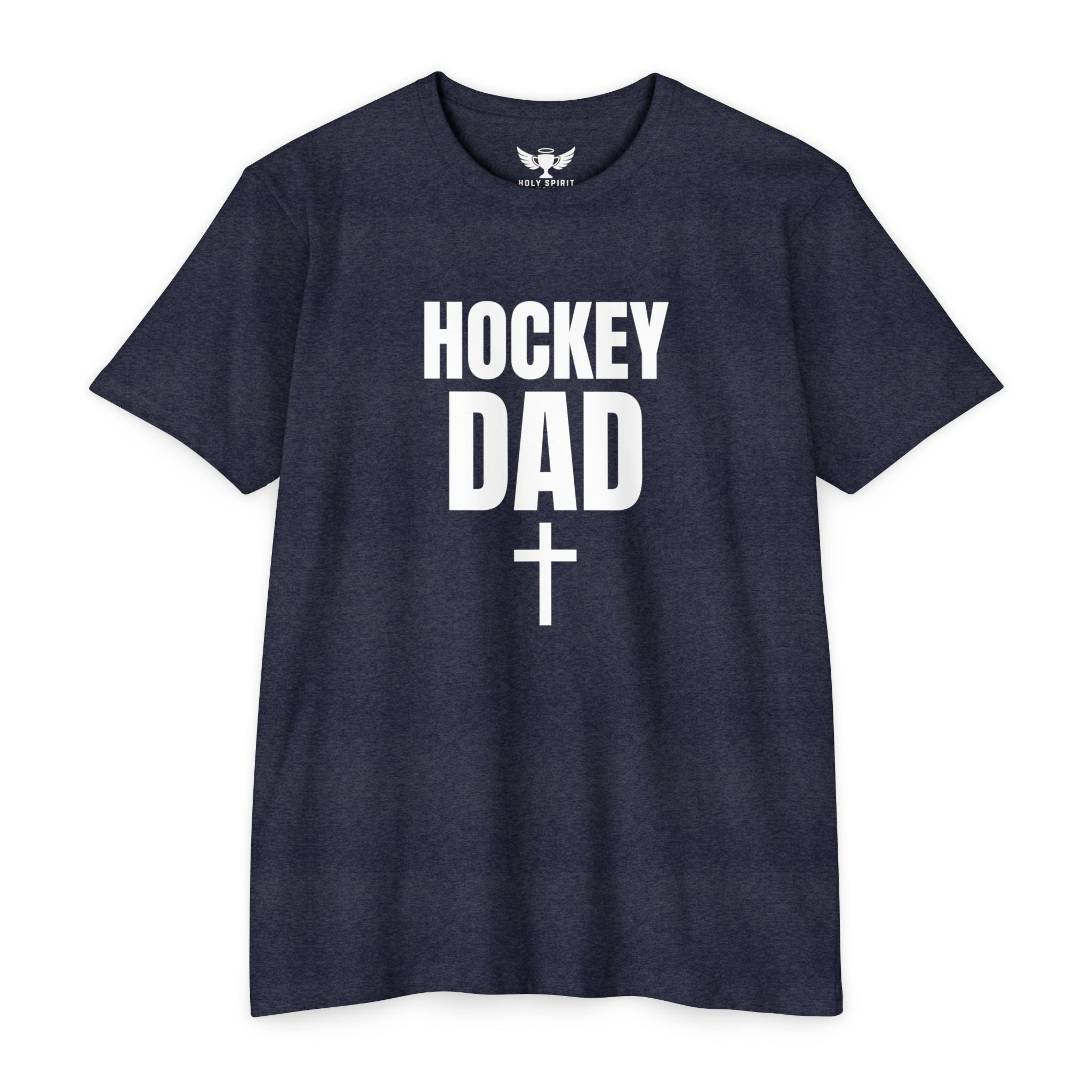 Hockey Dad T-Shirt — Custom Name & Number Sports Tee