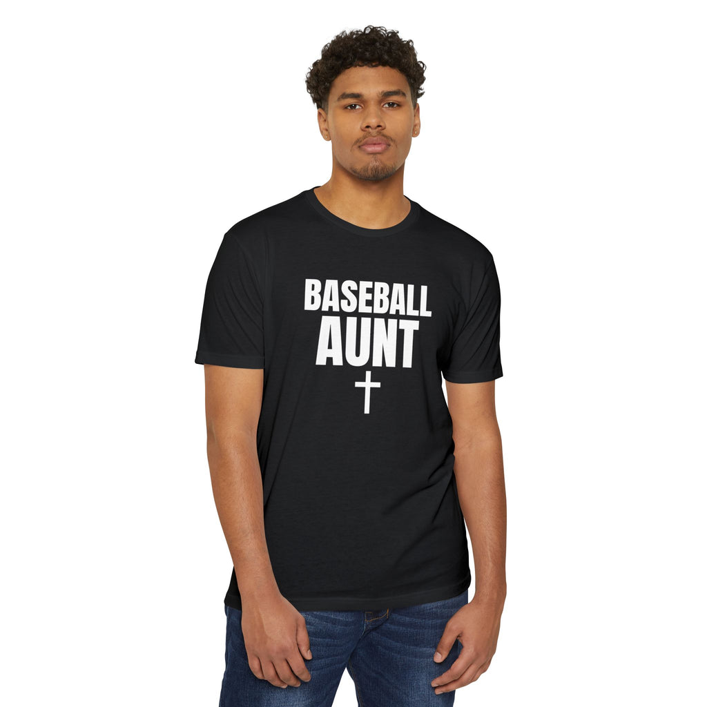 Baseball Aunt T-Shirt  — Custom Name & Number