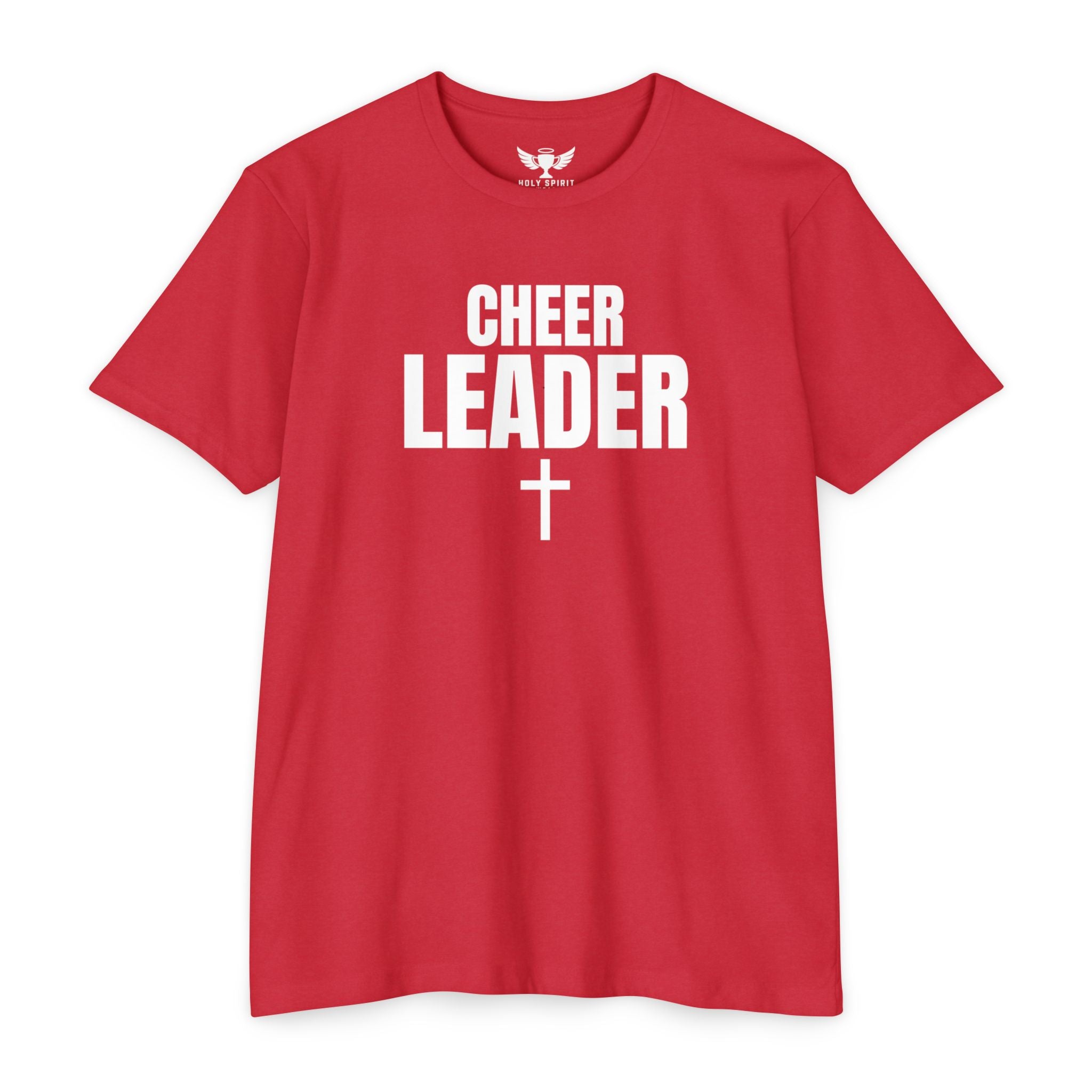 Cheer Leader T-Shirt with Cross — Personalized Back Name & Number