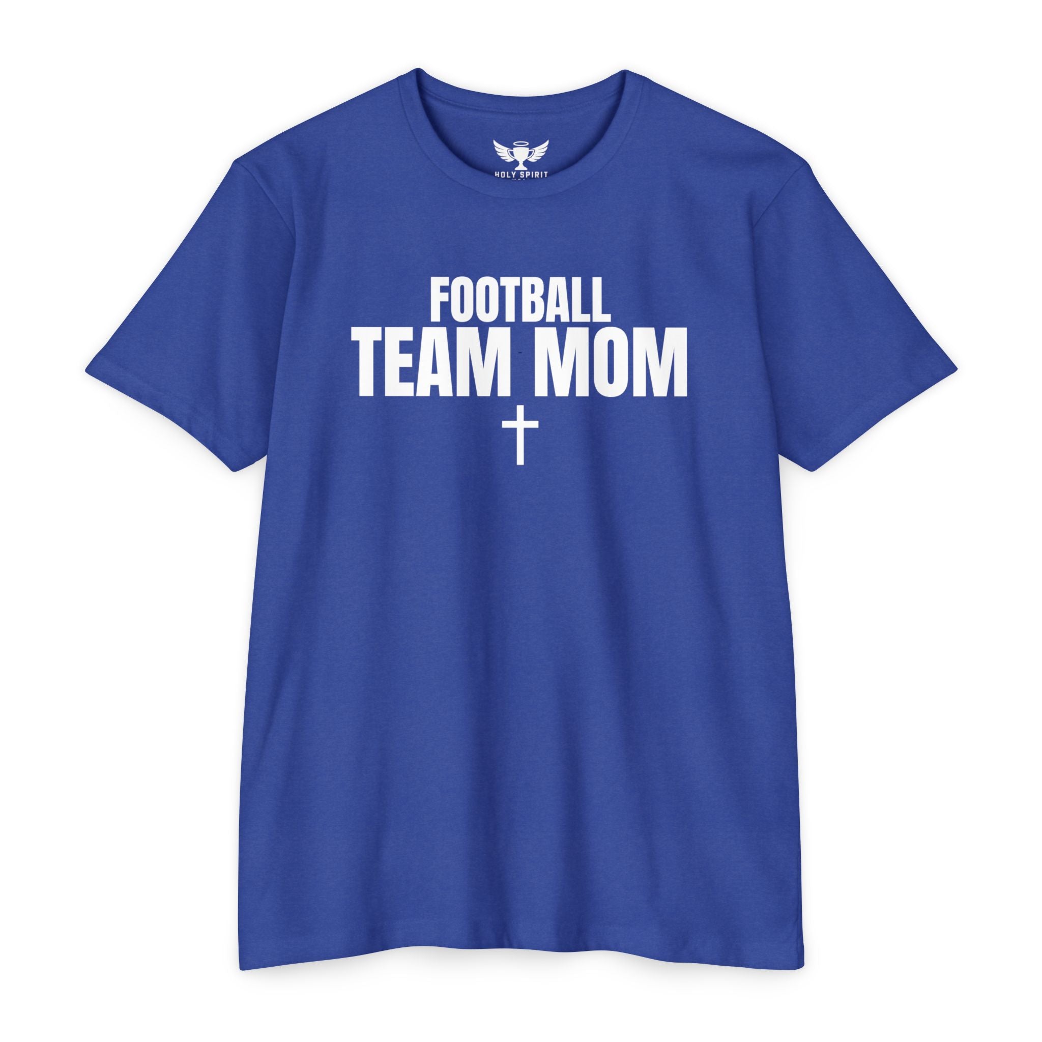 Football Team Mom T-Shirt — Personalized Back Number Jersey