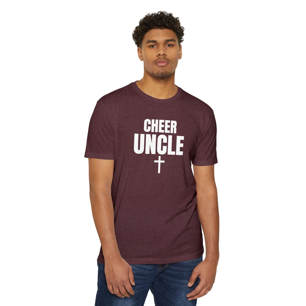 Cheer Uncle T‑Shirt — Personalized Back Number Jersey Tee